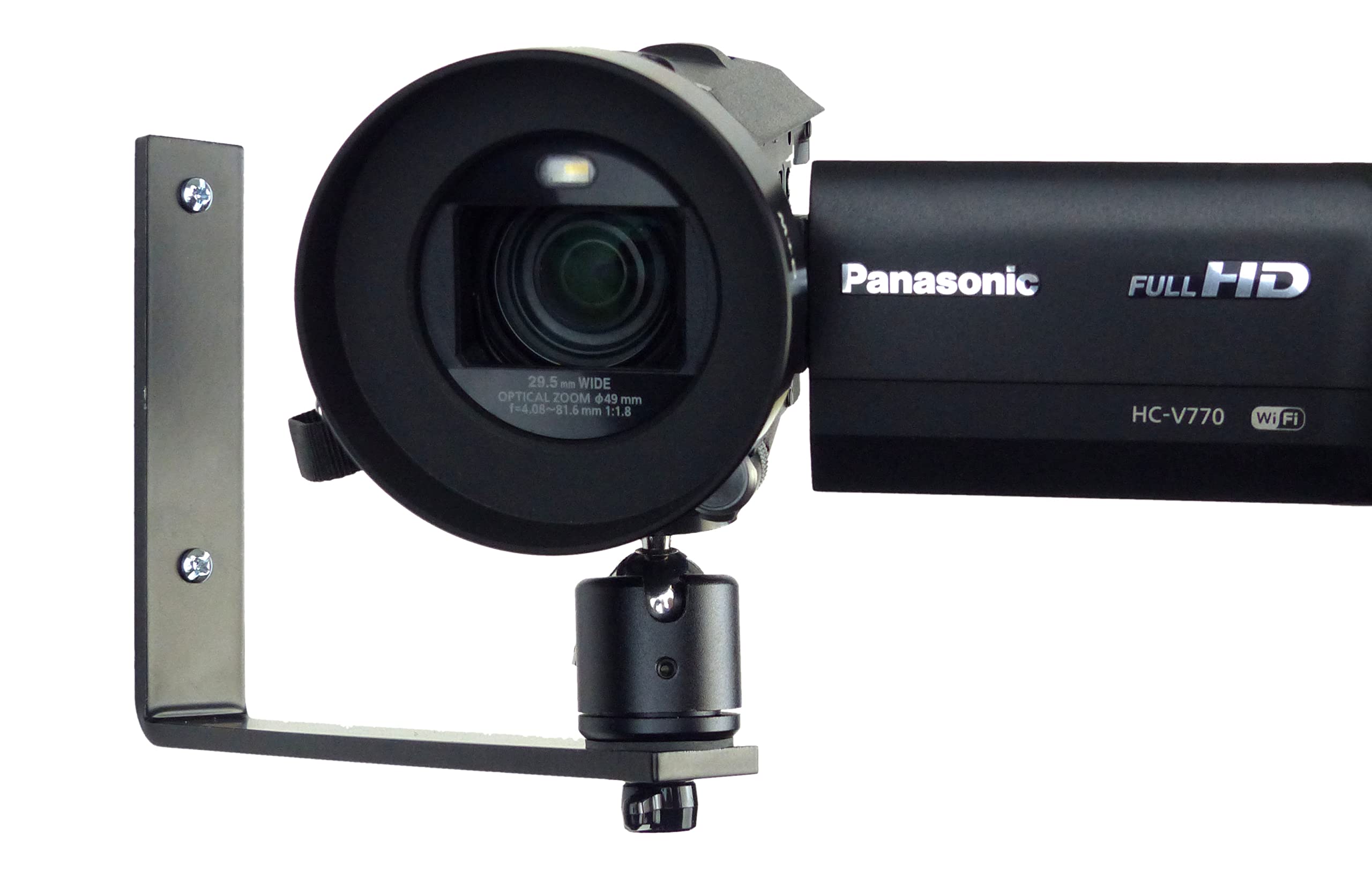 Small Camera Wall Mount With Mini Ball Head And Anchors