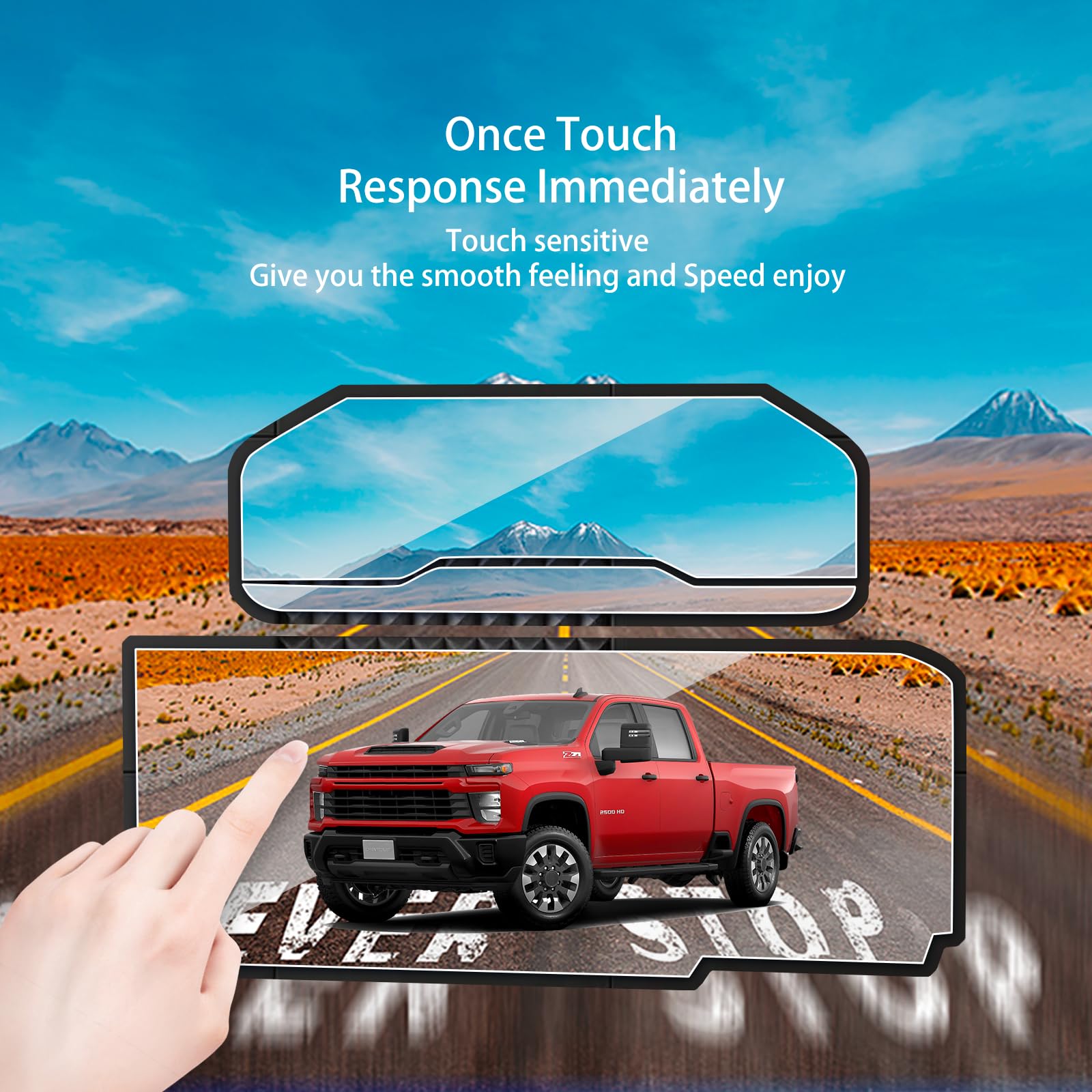 Xxciwp 2Pack 2024 2025 Chevy Silverado Screen Protector For 2022 2023 2024 Chevrolet Silverado Gmc Sierra 1500 2500Hd 13.4Inch 2