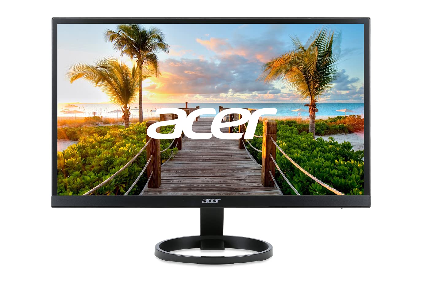 Acer R241Y Bbix 23.8 Full HD (1920 x 1080) IPS Monitor | AMD FreeSync Technology | Ultra-Thin | Edge-to-Edge | Zero-Frame | 1ms 