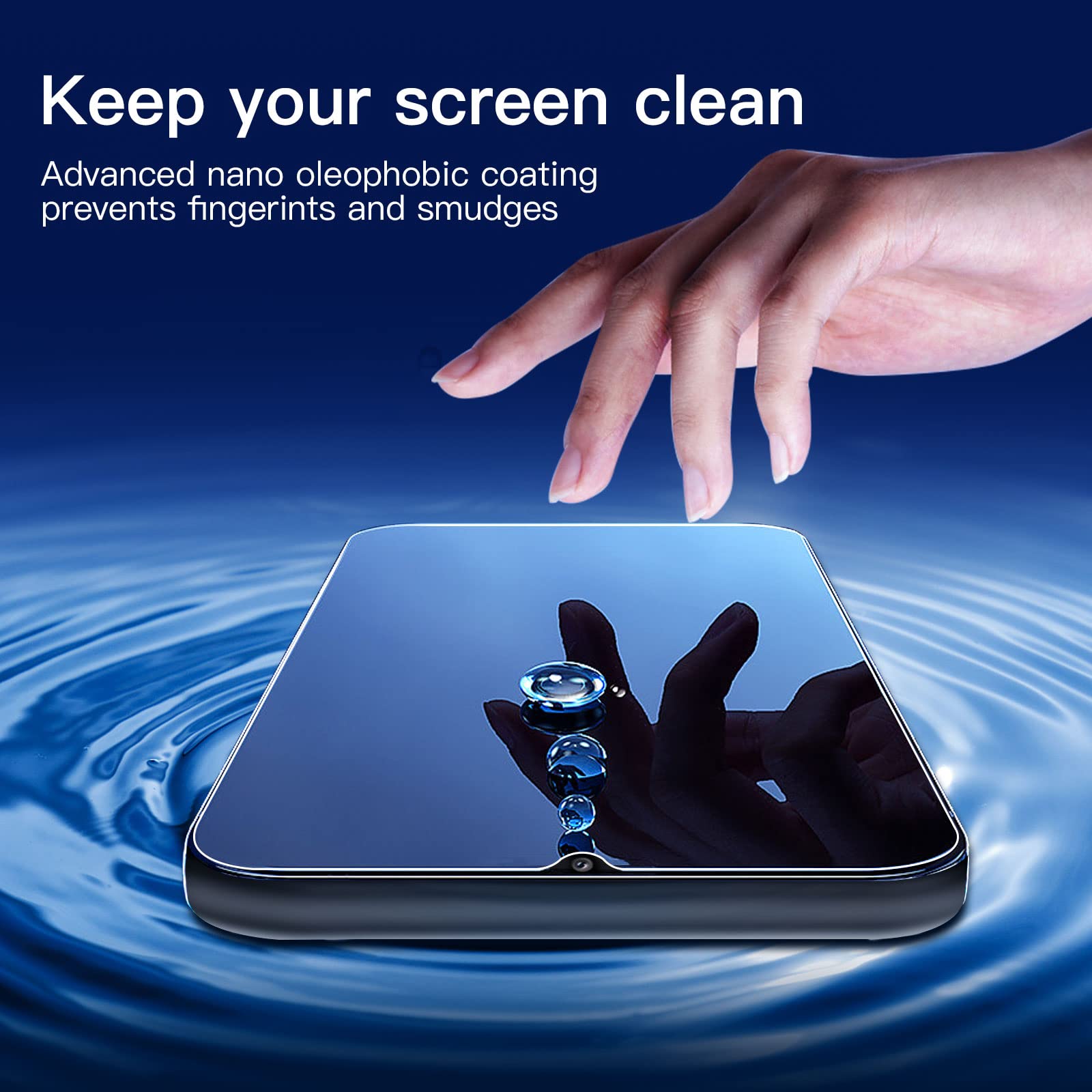 New'C 3 Pack Designed For Samsung Galaxy A14 5G/4G, M14 5G Screen Protector Tempered Glass, Anti Scratch, Bubble Free, Ultra Res