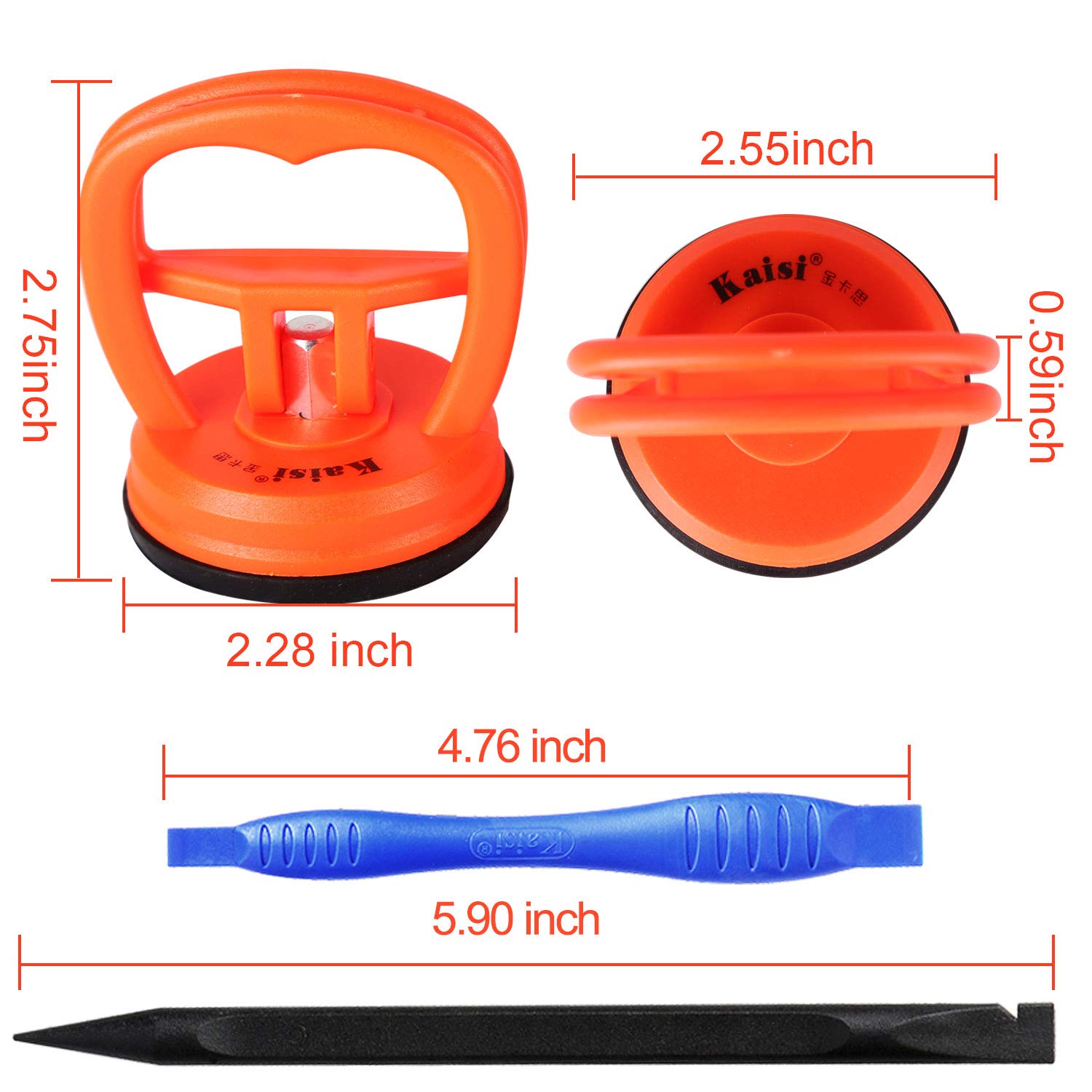 Kaisiking 11 Pcs Screen Suction Cup Kit Lcd Screen Opening Tools Screen Replacement Tools For Ipad, Imac, Macbook, Tablet, Lapto