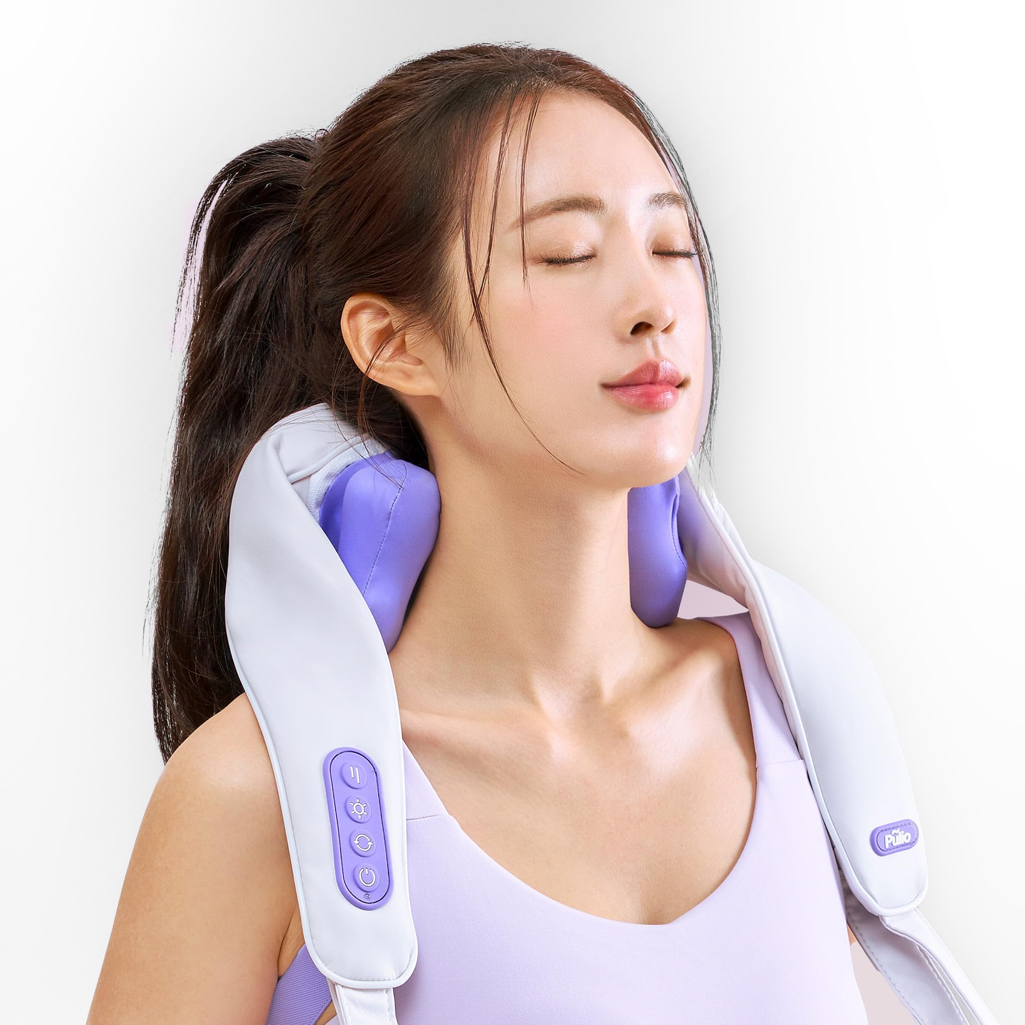 PULIO Neck Shoulder Massage with Heat Cordless Massager