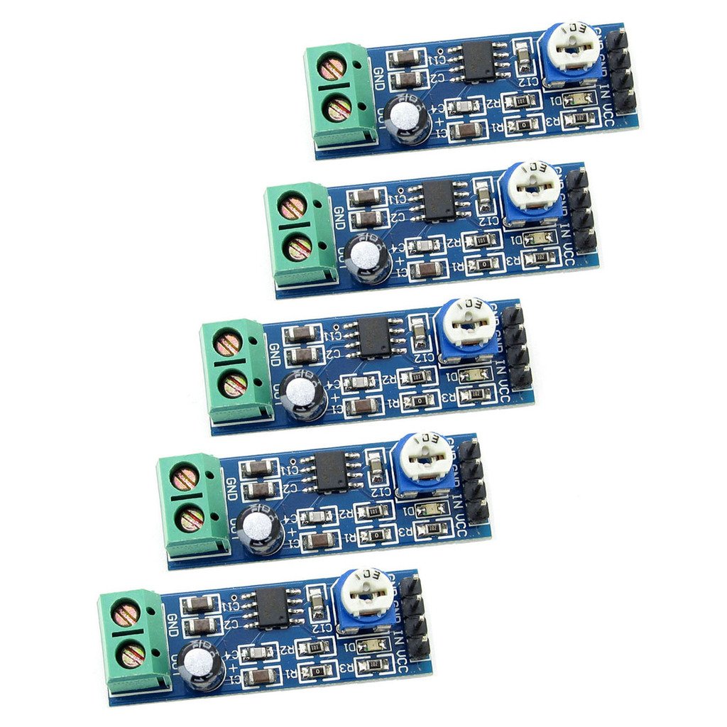 5Pcs 5V 12V 200 Gain Lm386 Audio Amplifier Module For Arduino Ek1236 ...
