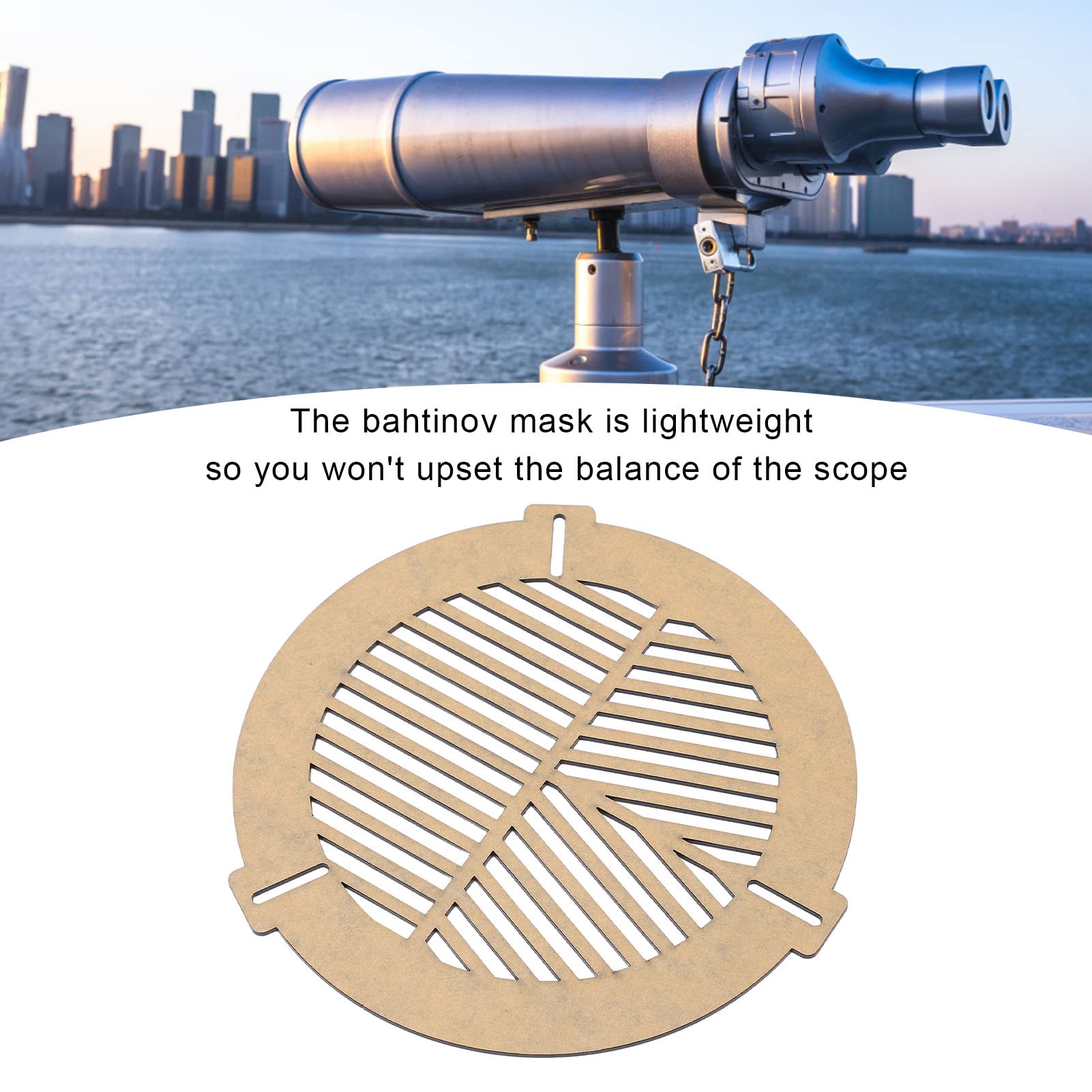 Bahtinov Mask Focusing Mask For Telescopes, Acrylic Telescope Focusing Mask For Outer Diameter From 120Mm 160Mm Diameter Telesco