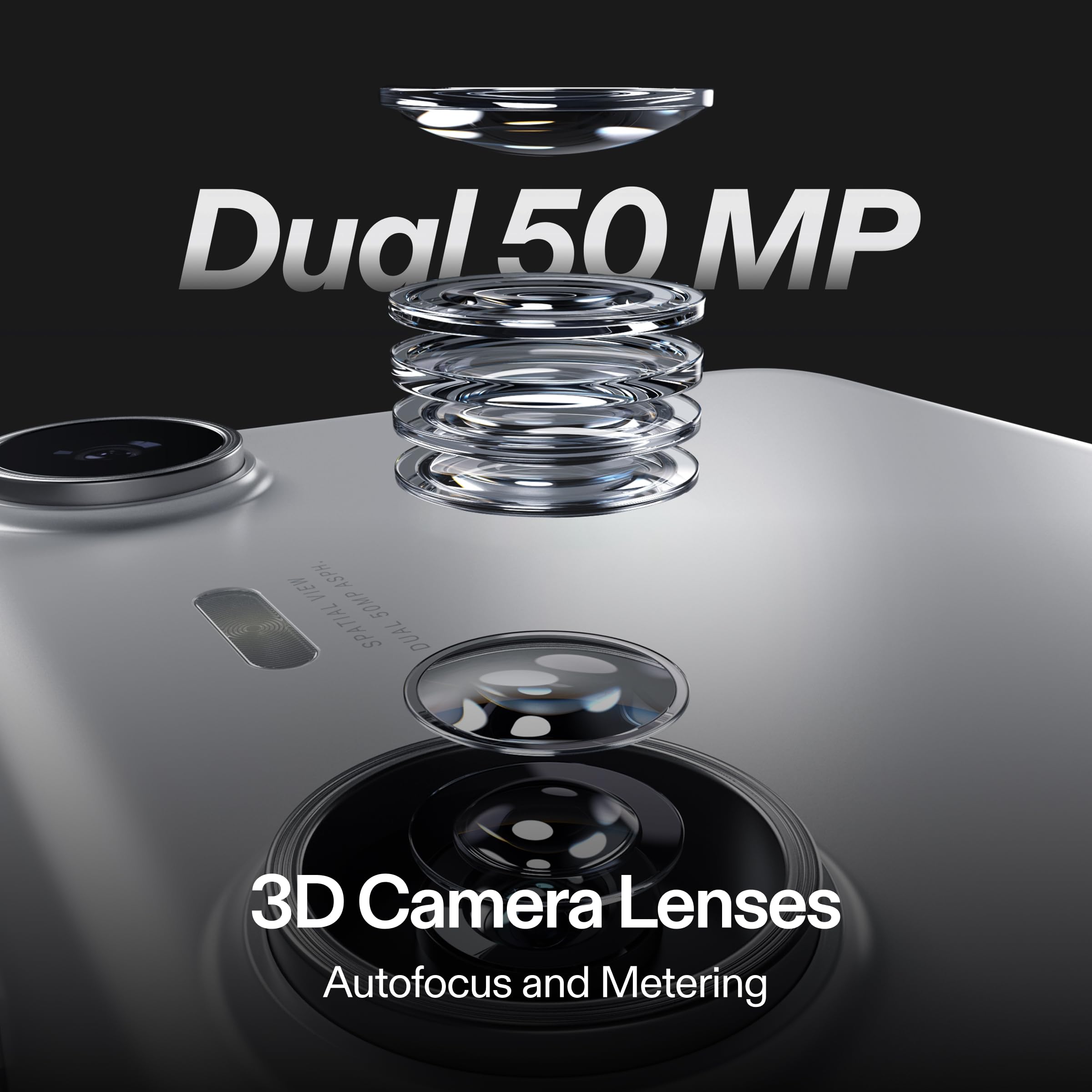 XREAL Beam Pro AR Glasses - Spatial Computing, FHD 1080p, 3D Cameras, Android 14, 8G+256G, White, Compatible with Google Play Store