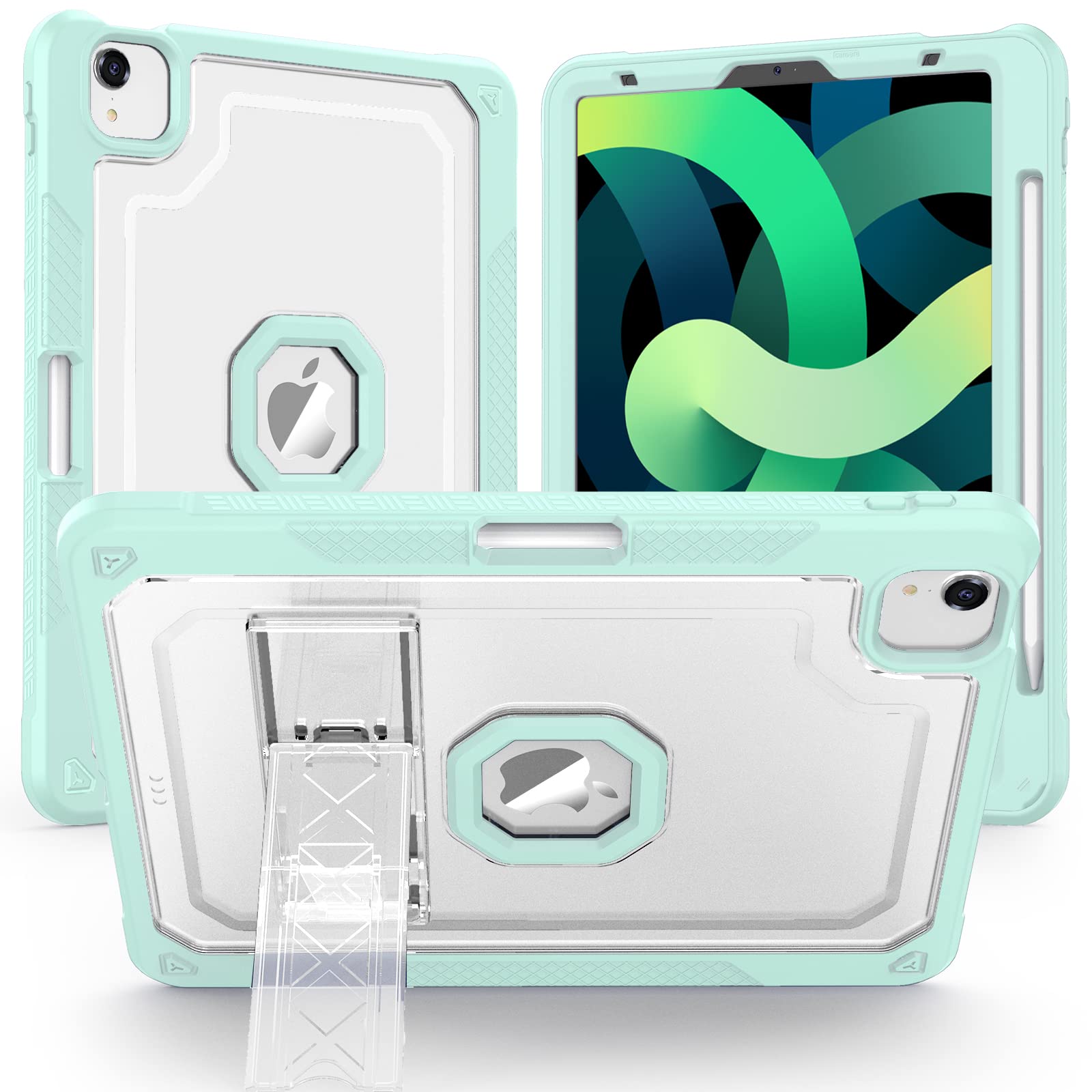 Zonefoker For Ipad Air 5Th/4Th Generation Case (2022/2021), Ipad Pro 11 Inch Case (3Rd/2Nd Gen/2018), Ipad Air 10.9 Case With Pe