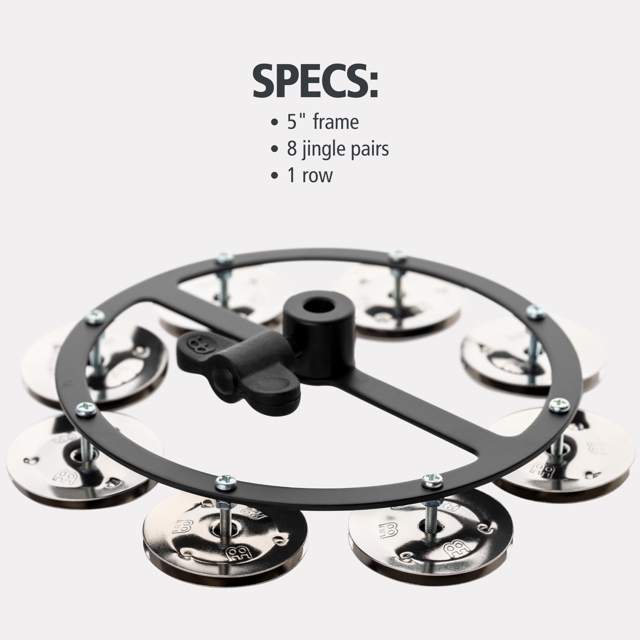 Meinl Cymbals Hthh1Bk Mountable Hihat Tambourine With Steel Jingles (Video)