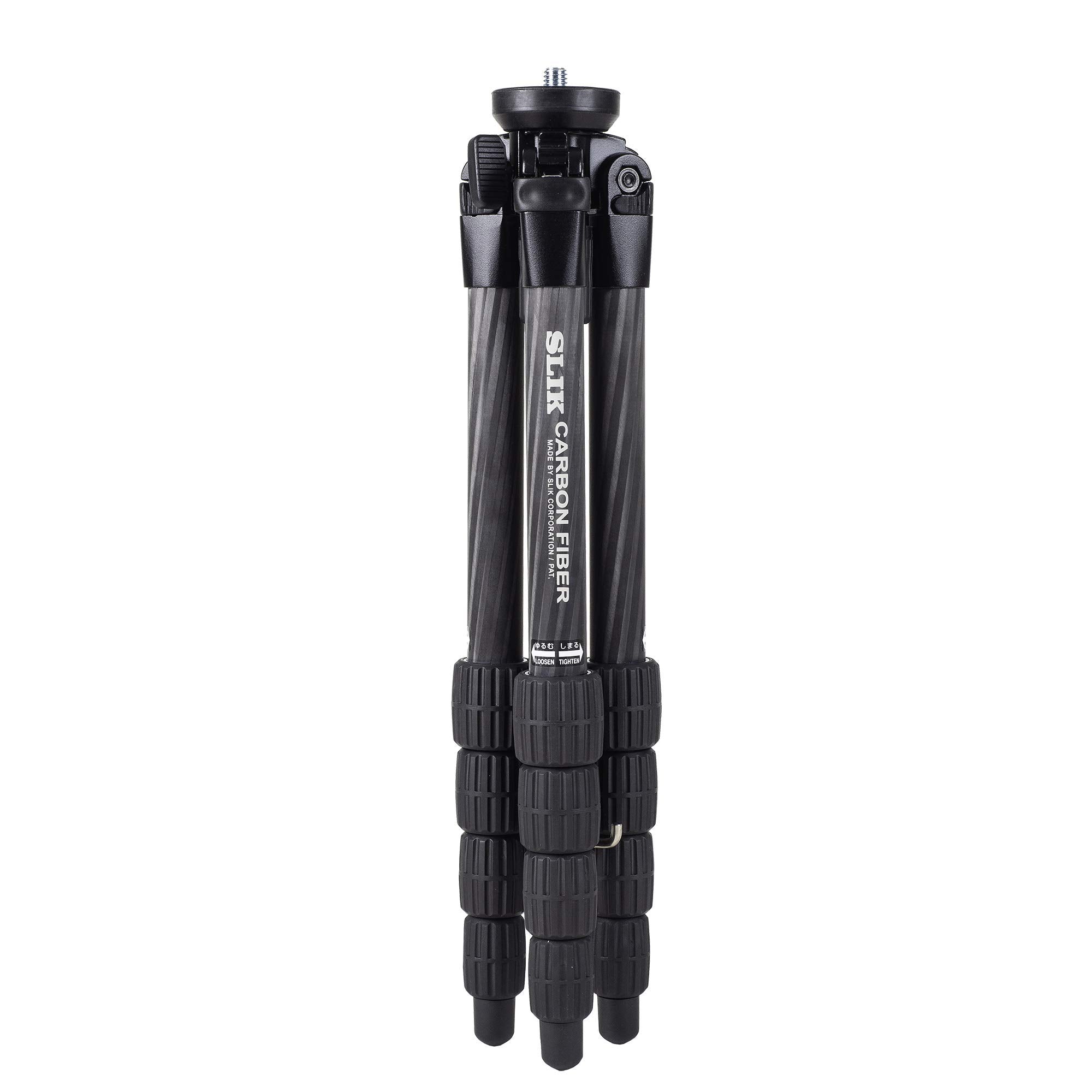 Slik Pro Cf 635 5 Section 51.5' Carbon Fiber Tripod Black (611 896)