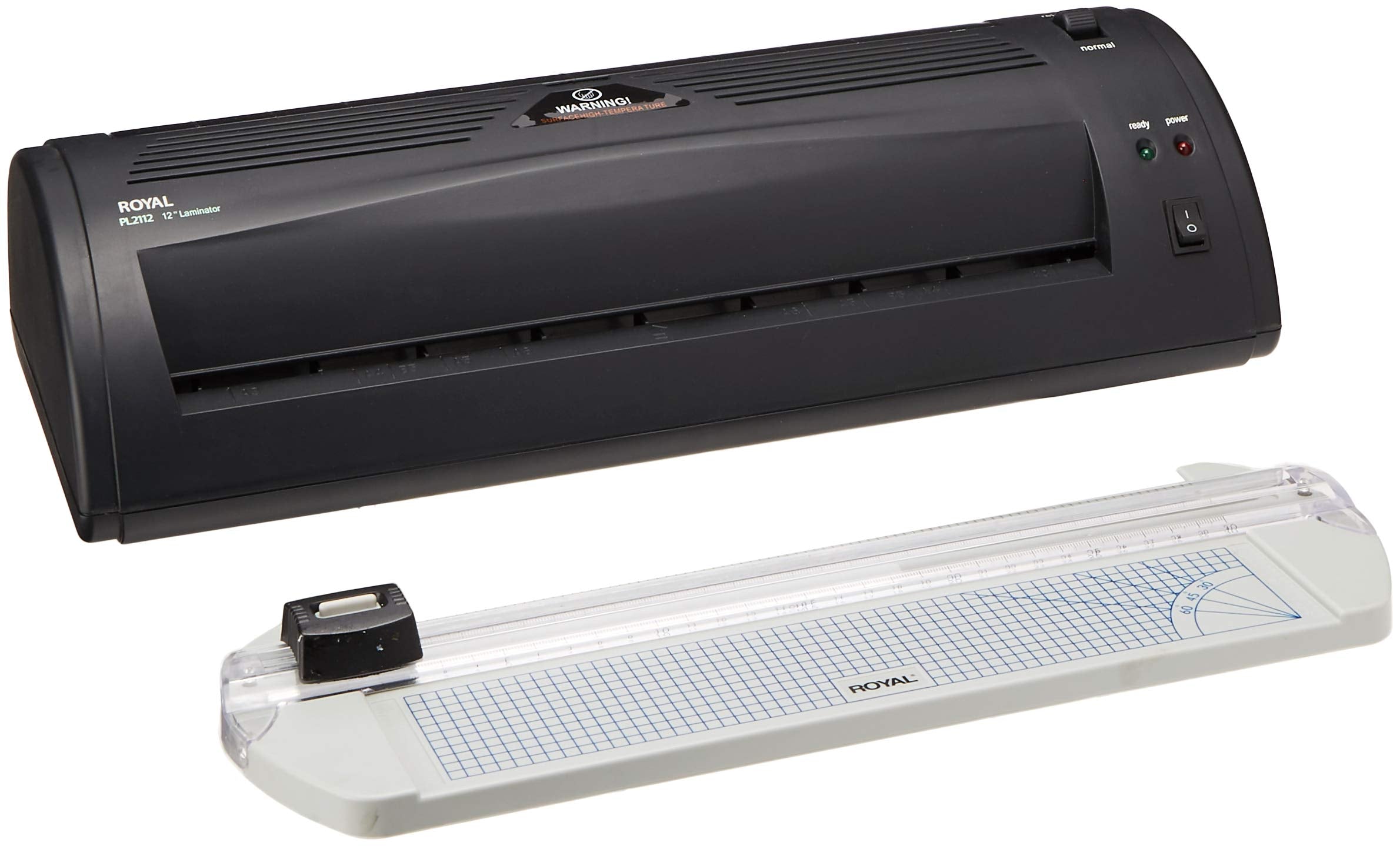 Royal PL-2112 12-Inch Hot Laminating Machine, Black (PL2112)