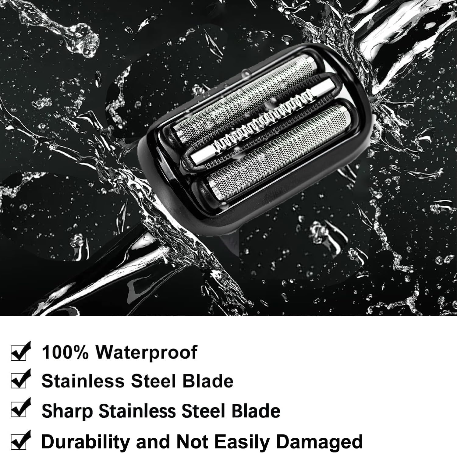 Series 5 Series 6 Replacement Head 53B Compatible With Braun S5 Electric Shavers Razor,53B Blades For Braun S6 Replacement Foil