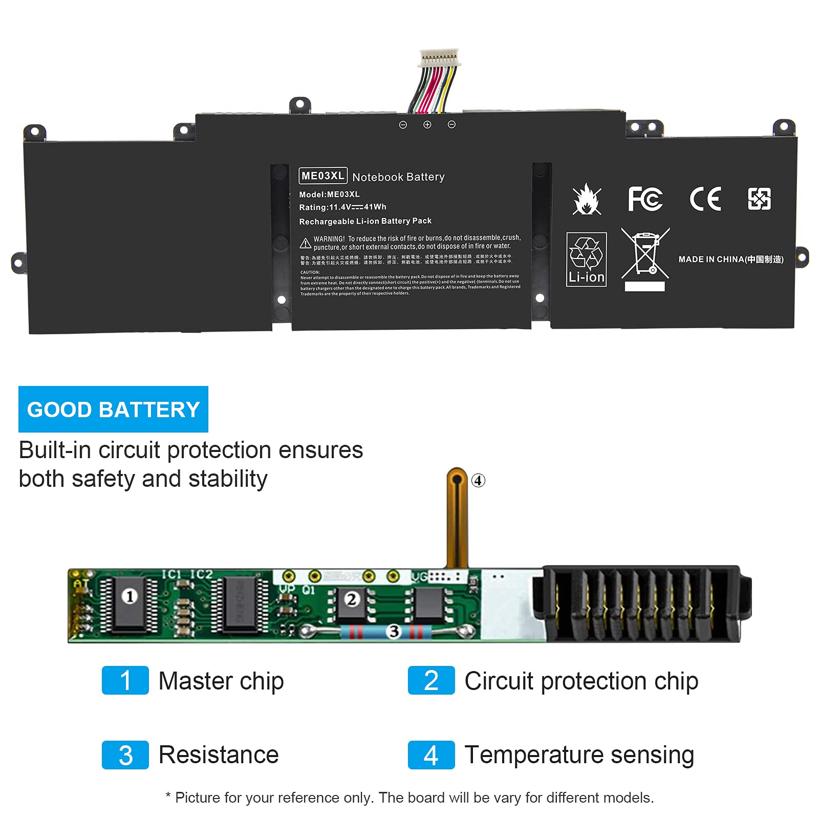 Fancy Buying ME03XL Laptop Battery for HP Stream 11-D 13-C Series 11-d010nr 13-c010nr
