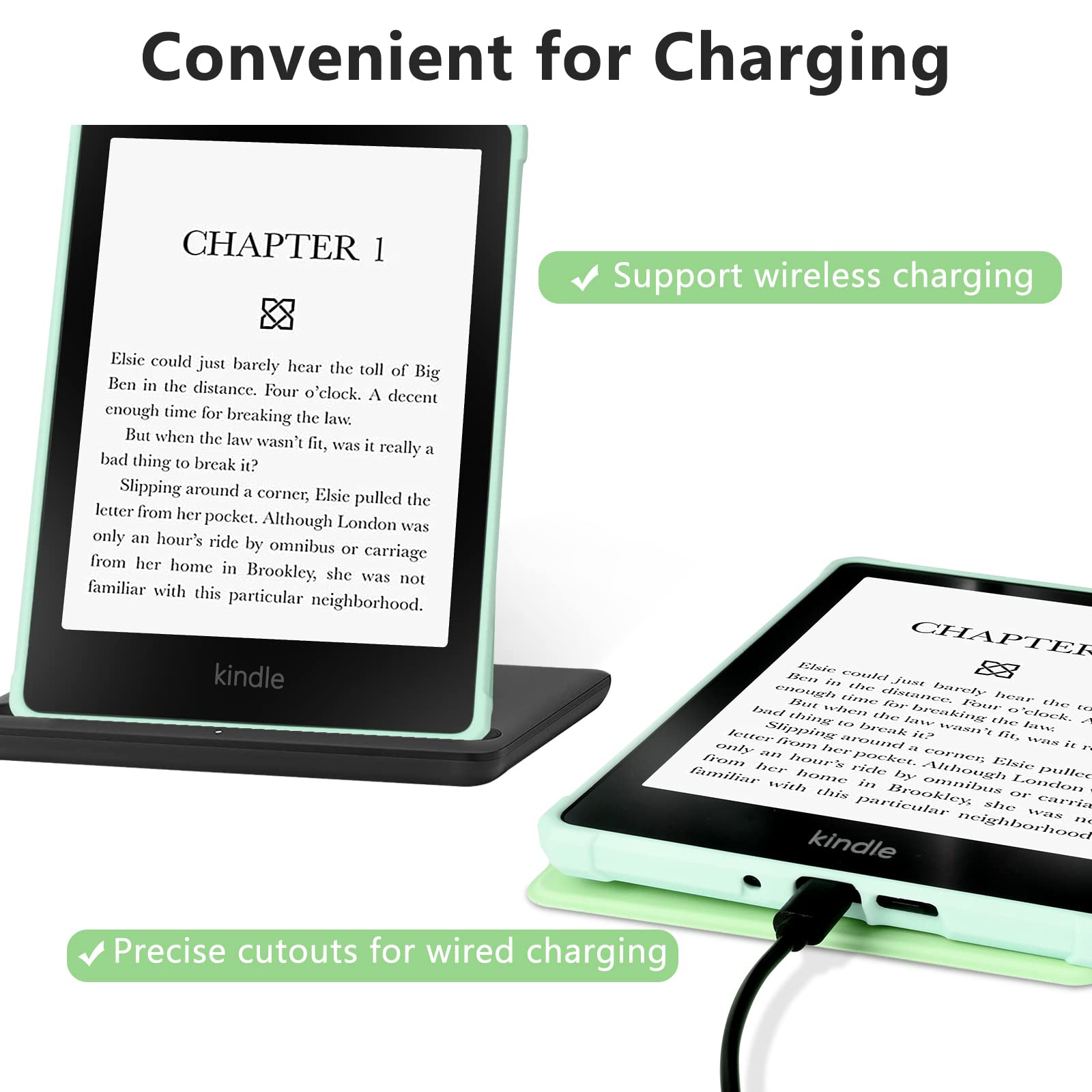 Coo Case For 6.8'' Kindle Paperwhite 11Th Generation 2021 Release, Pu Leather Smart Cover For Kindle Paperwhite & Kindle Paperwh