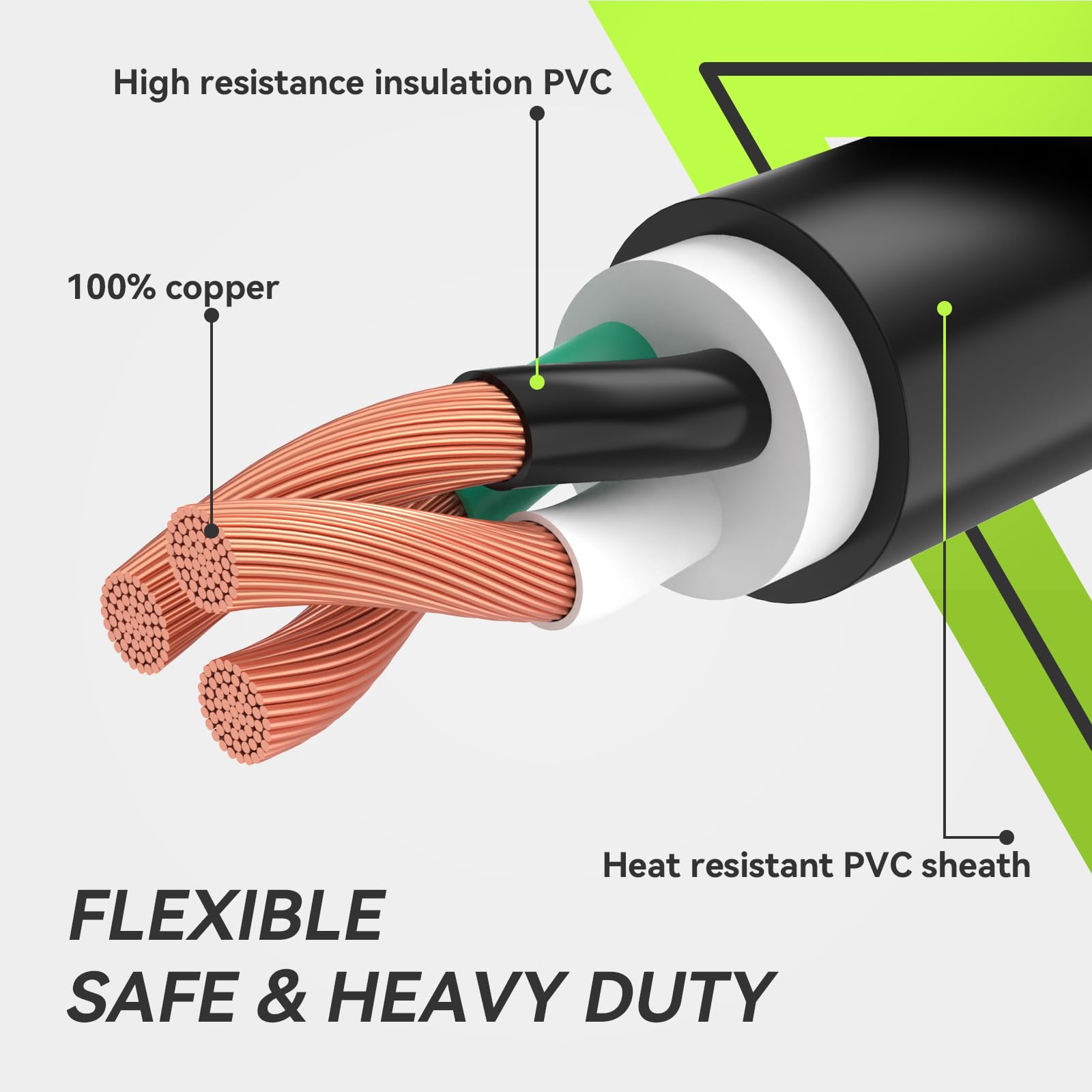 Rvmate 250V 25 Feet Welder Extension Cord, 8 Awg Nema 6 50 Stw Heavy Duty Welding Cord With Led Indicator
