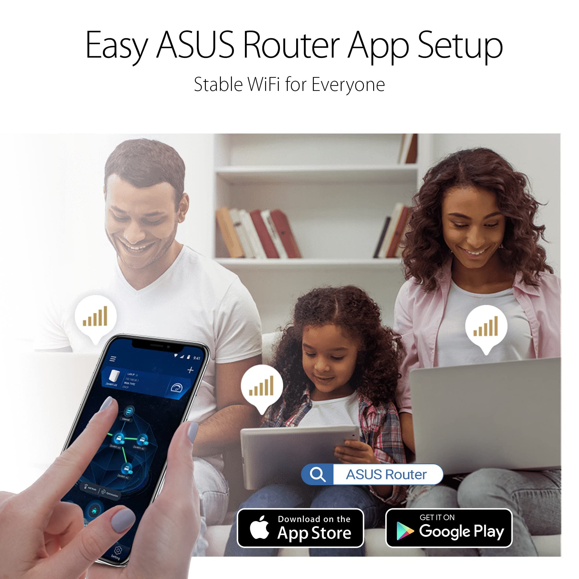 Asus Ac1750 Wifi Router (Rt-Ac65) - Dual Band Wireless Internet Router, Easy Setup, Parental Control, Usb 3.0, Airadar Beamformi