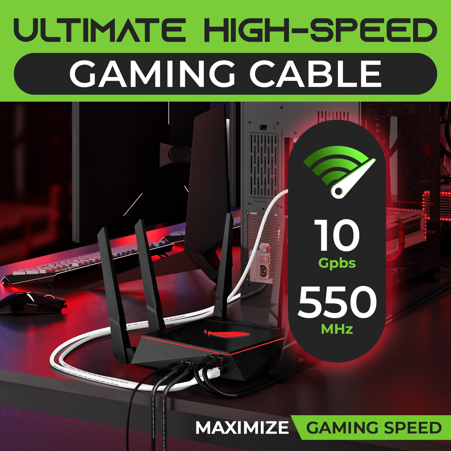 Gearit Cat6 Outdoor Ethernet Cable (250Ft) 23Awg Pure Copper, Ftp, Lldpe, Waterproof, Direct Burial, In Ground, Uv Resistant, Po