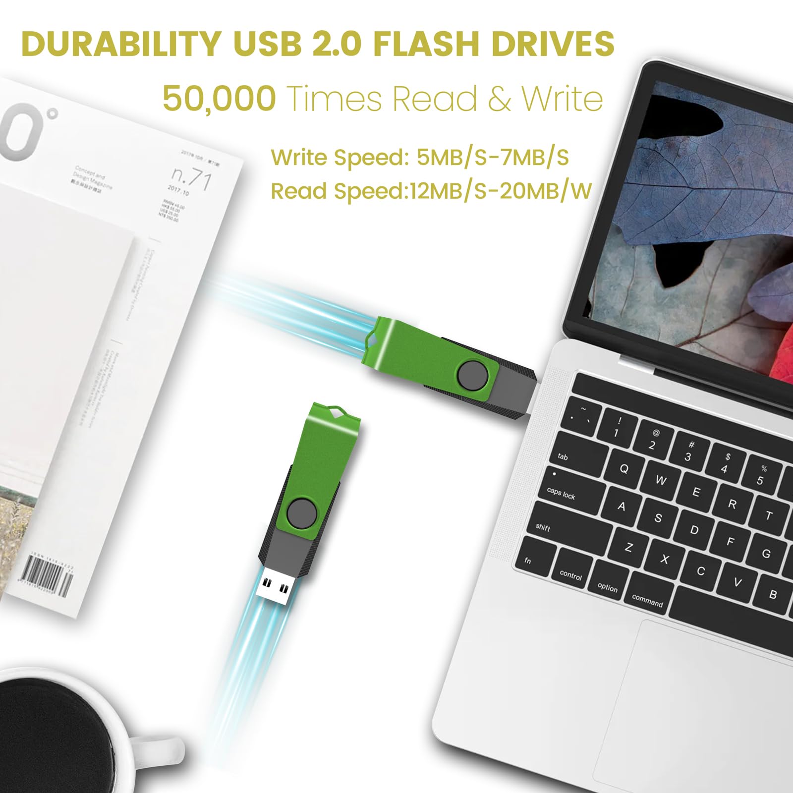 Usb Memory Stick Agecash 4Gb Usb Storage Flash Drive Pack Of 20 Usb 2.0 Thumb Drive Swivel Metal Pendrive Zip Drive Usb Key, Bul