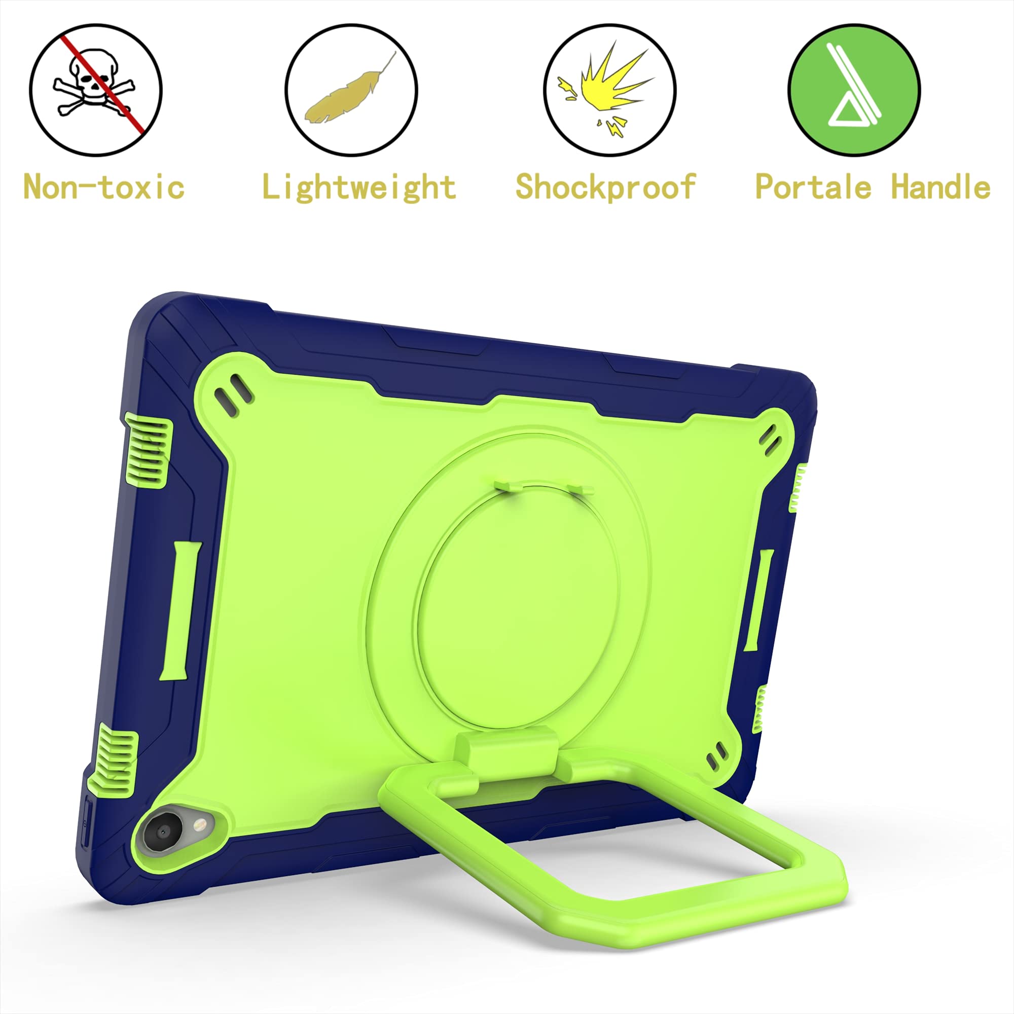 Tda Trading Case For Lenovo Tab P11 / Lenovo P11 Plus 11 Inch Case (Model: Tb J606F Tb J606X Tb J616F) Hybrid Shockproof 360 Rot