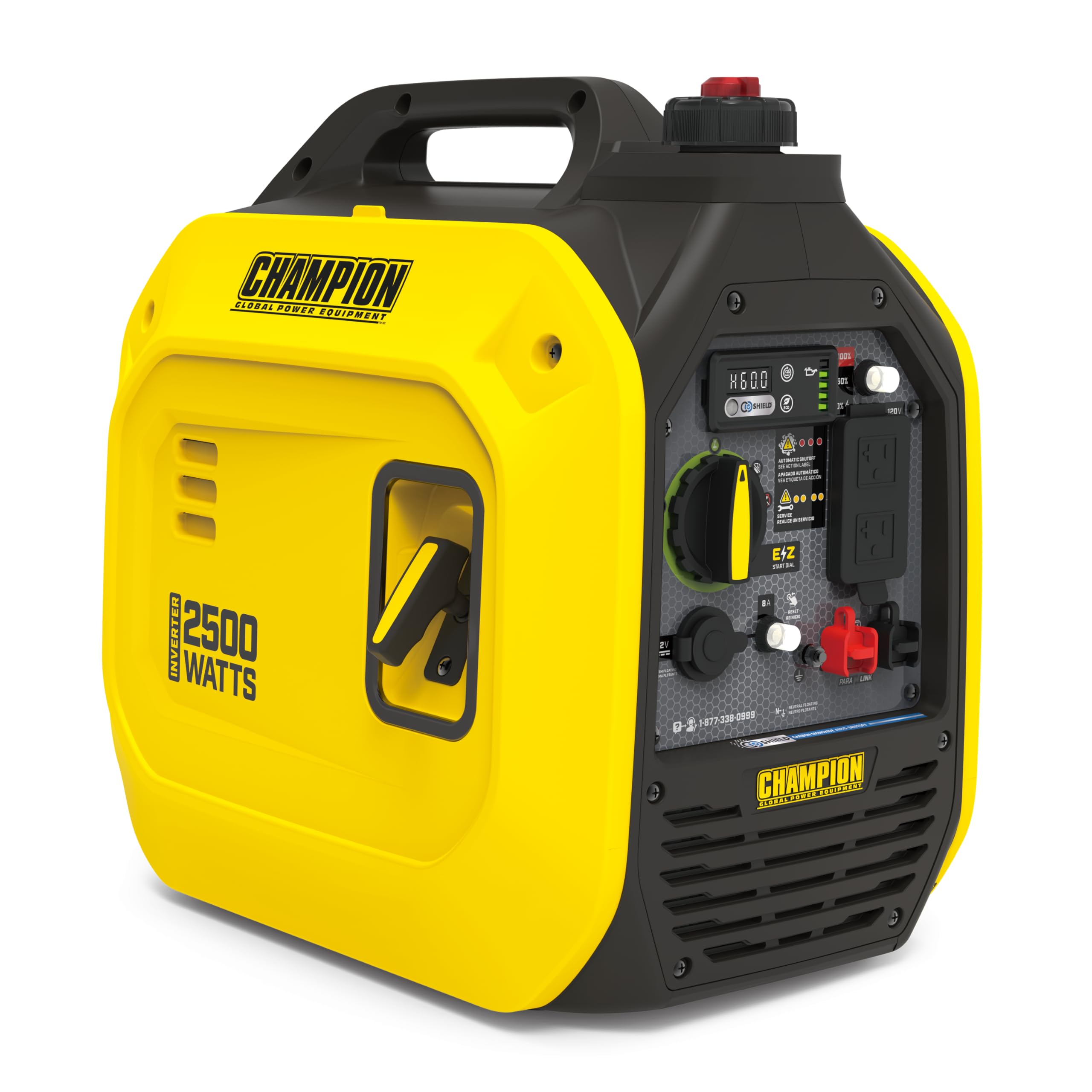Champion Power Equipment 2500 Watt Ultralight Portable Inverter Generator With Quiet Technology And Co Shield