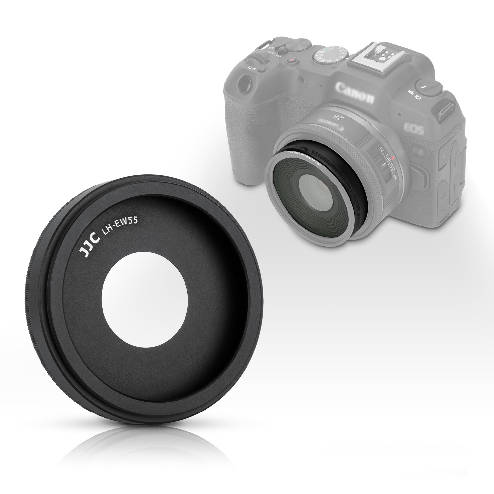 Lens Hood For Canon Rf 28Mm F/2.8 Stm Lens, Rf 28Mm Lens Hood, Lens Hood Replace Canon Ew 55 Hood, Compatible With 55Mm Filters