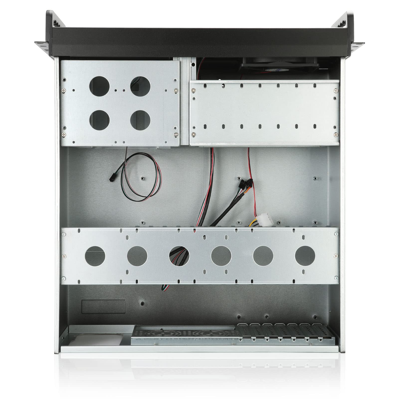 Rackchoice 4U Rackmount Server Chassis With 3X5.25 Front Bays+7X3.5 +3X2.5 Drive Bays