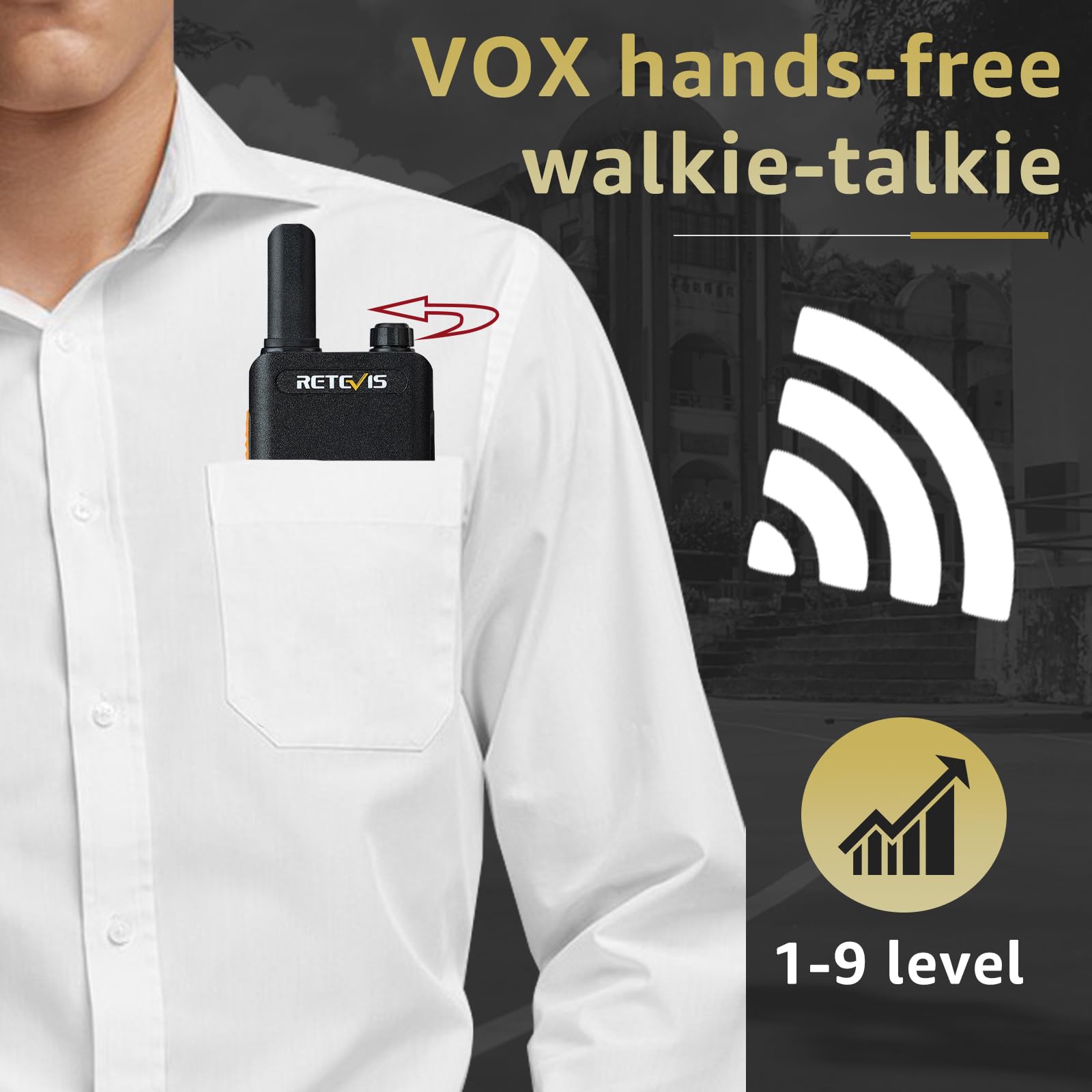 Retevis Rt22P,New Version Of Rt22(2.0),Portable 2 Way Radio With Earpiece,1620Mah Battery,Usb C,Rechargeable Walkie Talkies(6 Pack) With 6 Way Multi Gang Charger,For Church Security School Warehouse