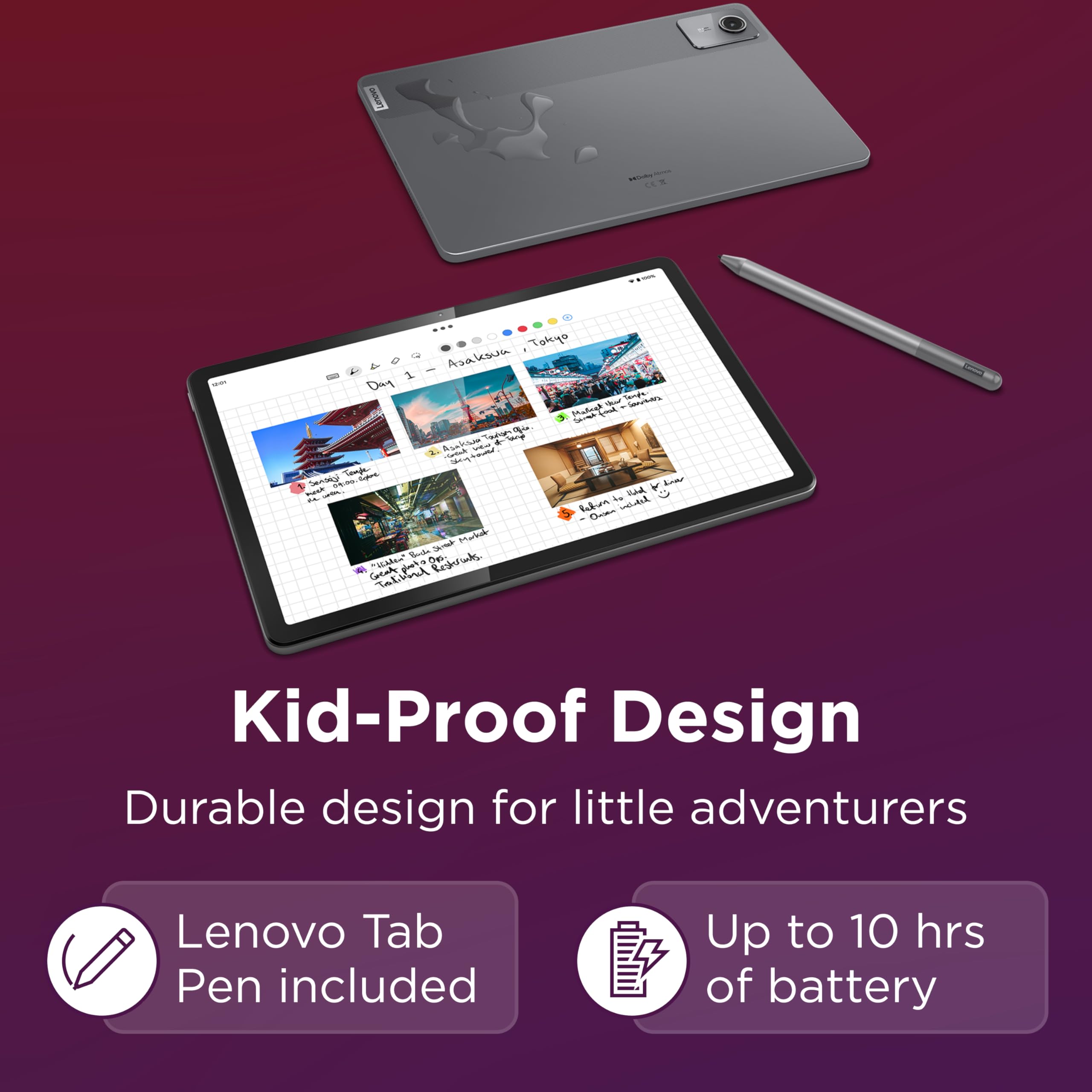 Lenovo Tab M11, 11    Display, Mediatek Helio G88 Octa-Core, 4Gb Ram, 64Gb Ssd, 1920X1200 Px, Ambient Light-Sensor, 10 Hour Batt