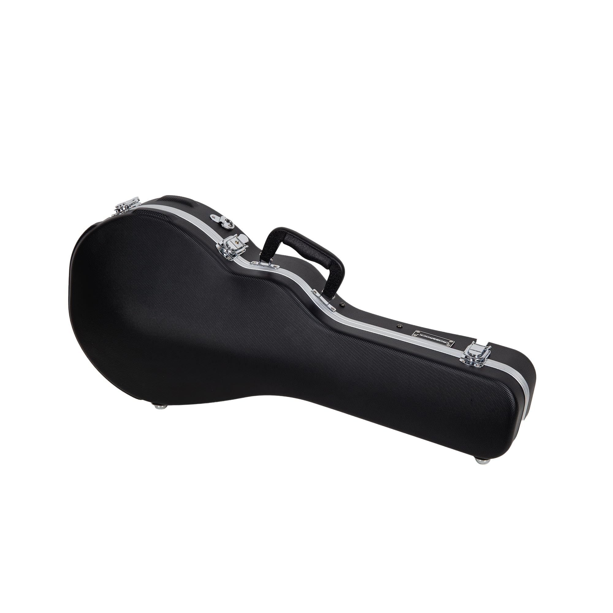 Crossrock, Abs Molded F-Style Mandolin Hard Shell Case, Black (Cra861Mfbk)