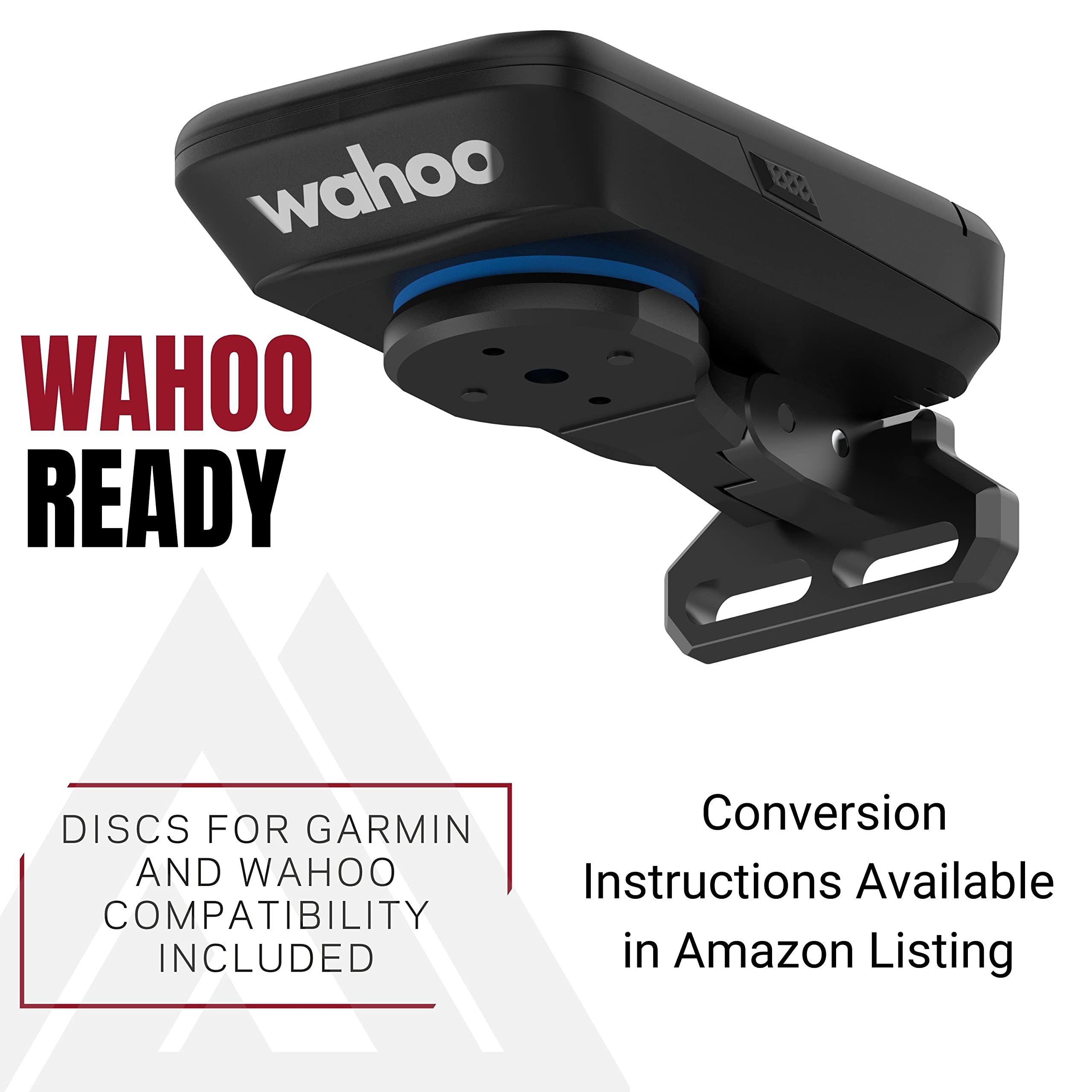 Kom Cycling Garmin Stem Mount Quick Release Gopro Mount Black