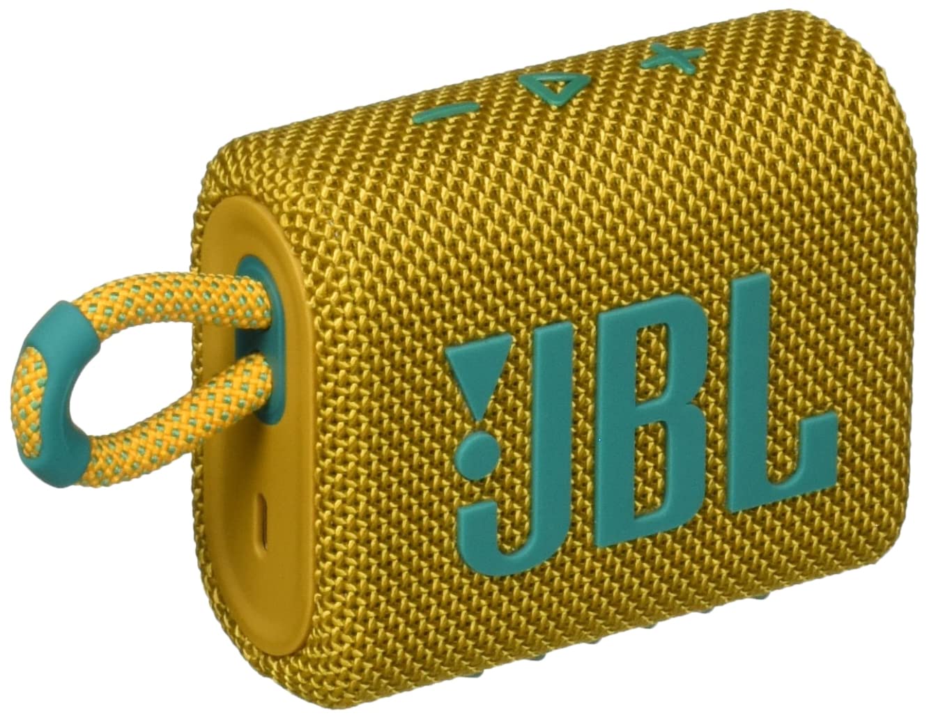 JBL Go 3: Portable Speaker with Bluetooth, Built-in Battery, Waterproof and Dustproof Feature - Yellow