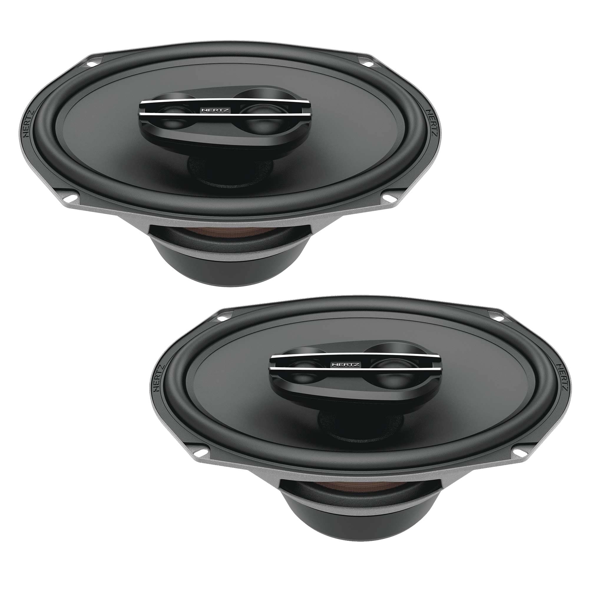 HERTZ Cento Pro Series CPX-690 6x9 Three-Way Coaxial Speakers with Grilles
