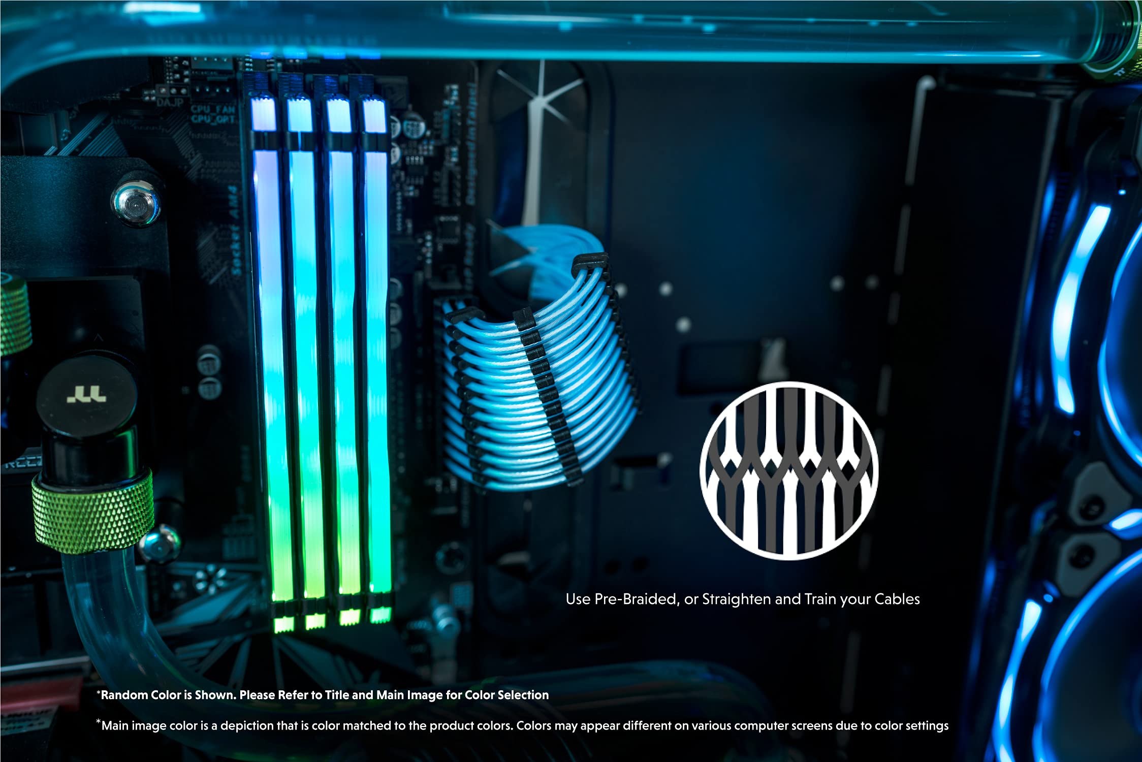 Linkup   30Cm 8P(4+4) Cpu Psu Cable Extension 18Awg Oxygen Free Copper (Ofc) Teflon Jacket Custom Mod Pc W/Combs?Single Pack?300