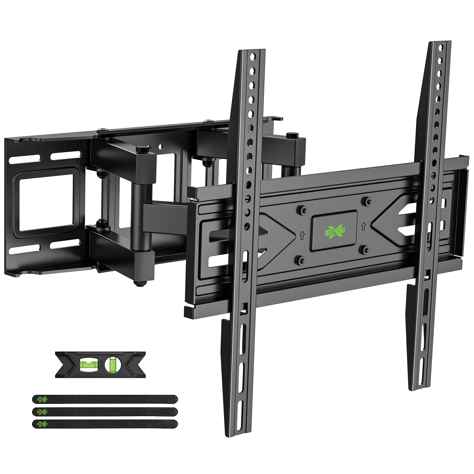 Usx Mount Full Motion Tv Wall Mount For Most 32 70 Inch Tvs Up To 99 Lbs, Wall Mount Tv Bracket With Dual Articulating Arms, Swi