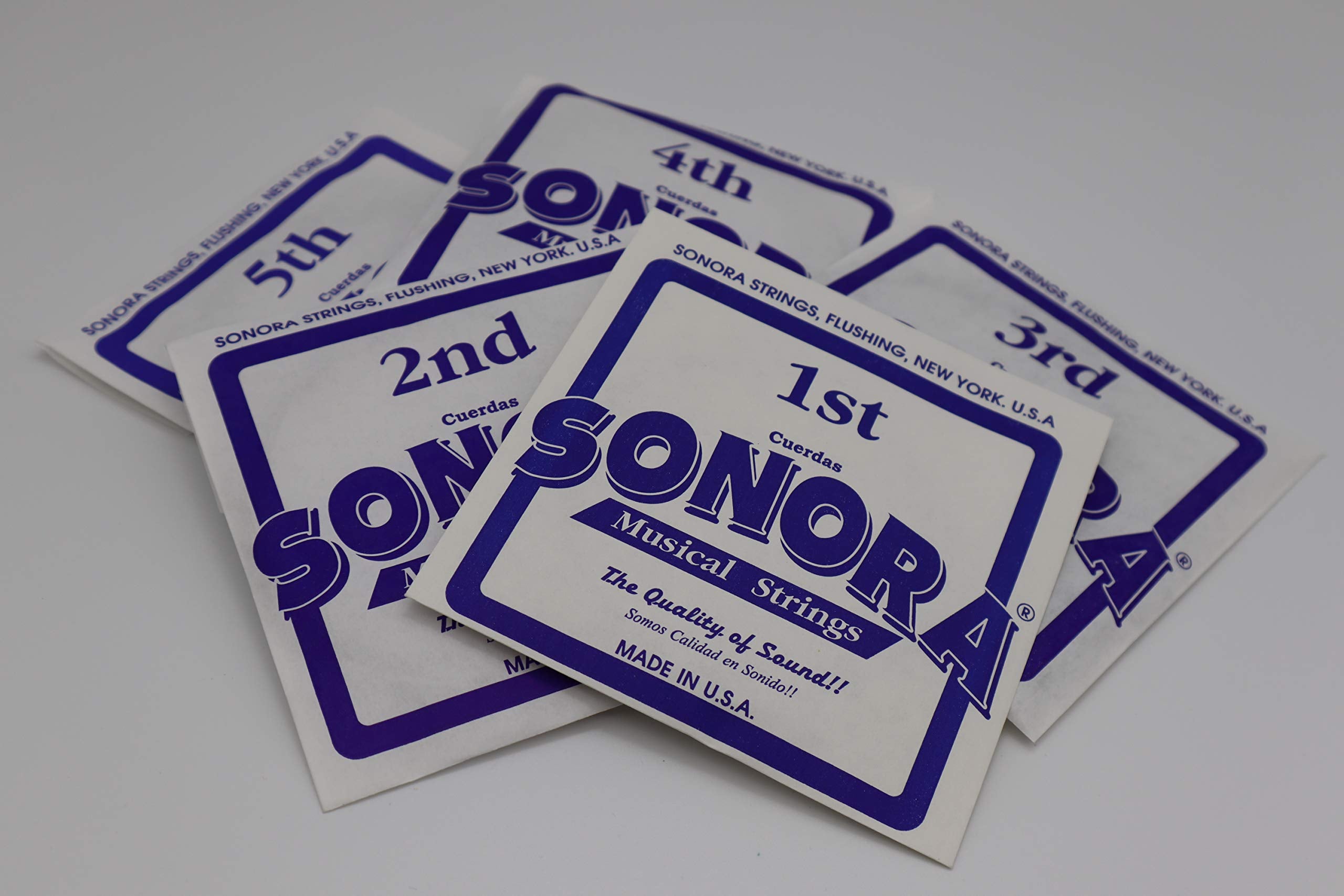 Sonora Strings   Sn75Be   Bajo Quinto   Nickel Wound   Ball End   Made In Usa   The Quality Of Sound