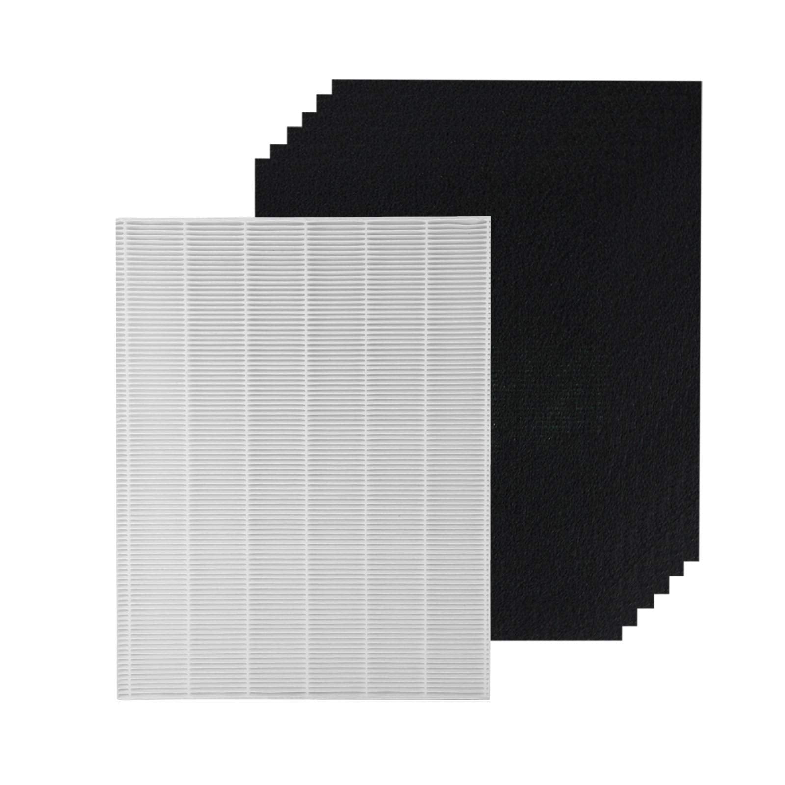 Pureburg Replacement True Hepa Filter Set Compatible With Winix 115115, Filter A,9800 5300 6300 5300 2 6300 2 P300 C535 5000B 50