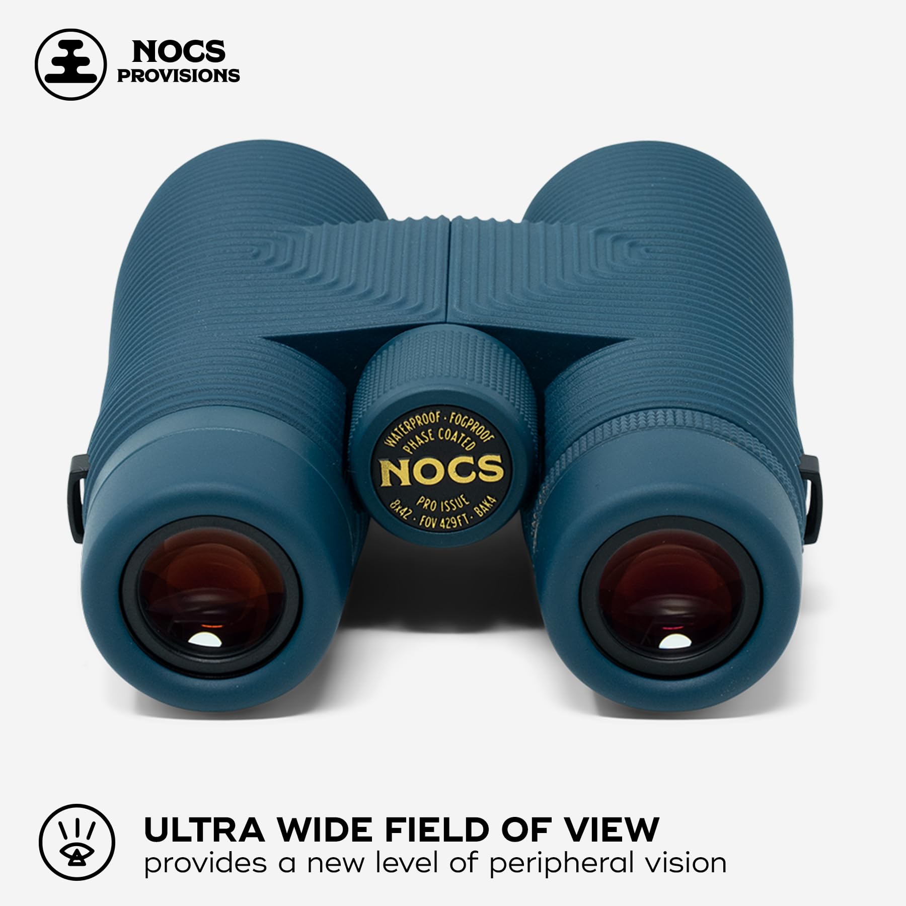Nocs Provisions Pro Issue 8X42 Waterproof Binoculars, 8X Magnification, Phase Coated Bak4 Prism, Wide View Multi Coated Lenses F