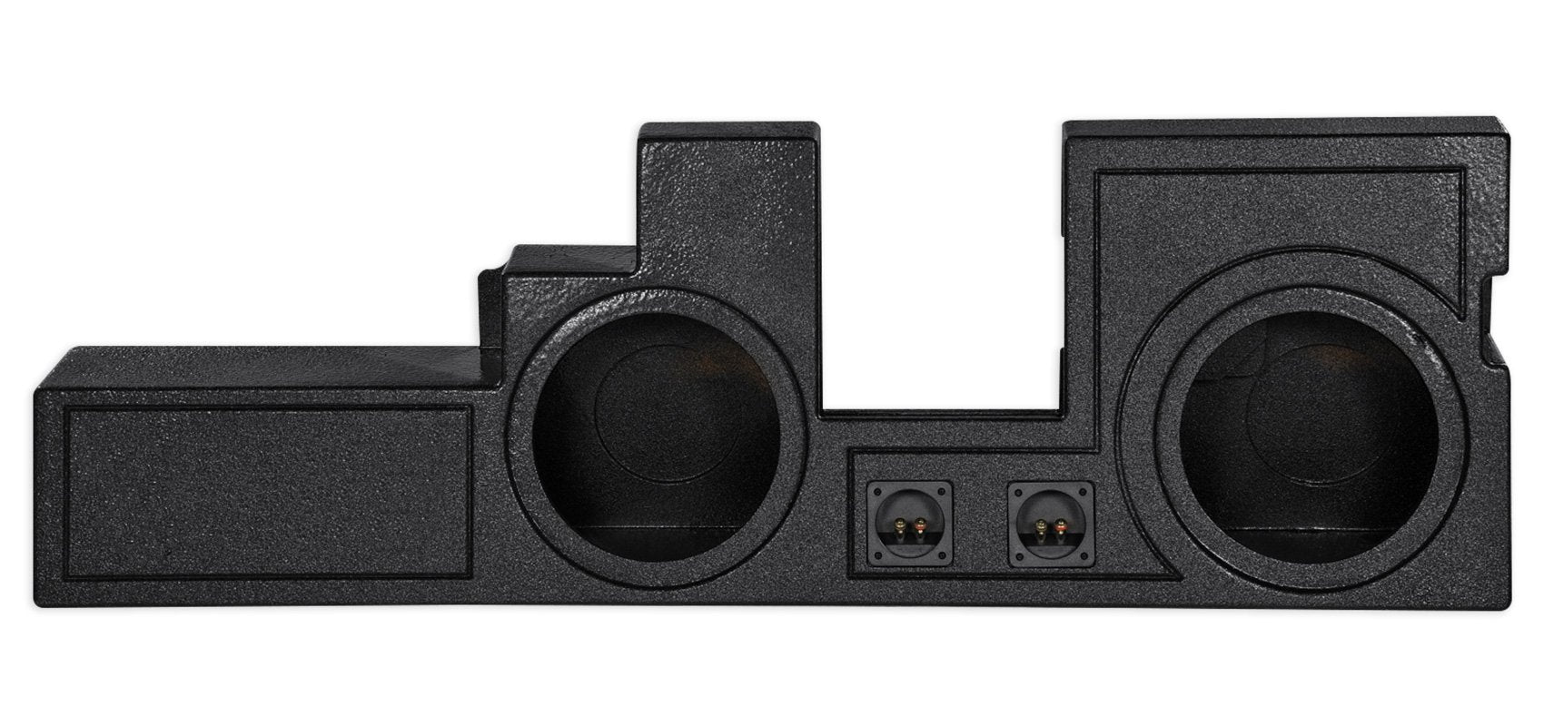Super Duty Dual 12'' Ported Subwoofer Box Enclosure For 2000 16 Ford F250/350/450 Black
