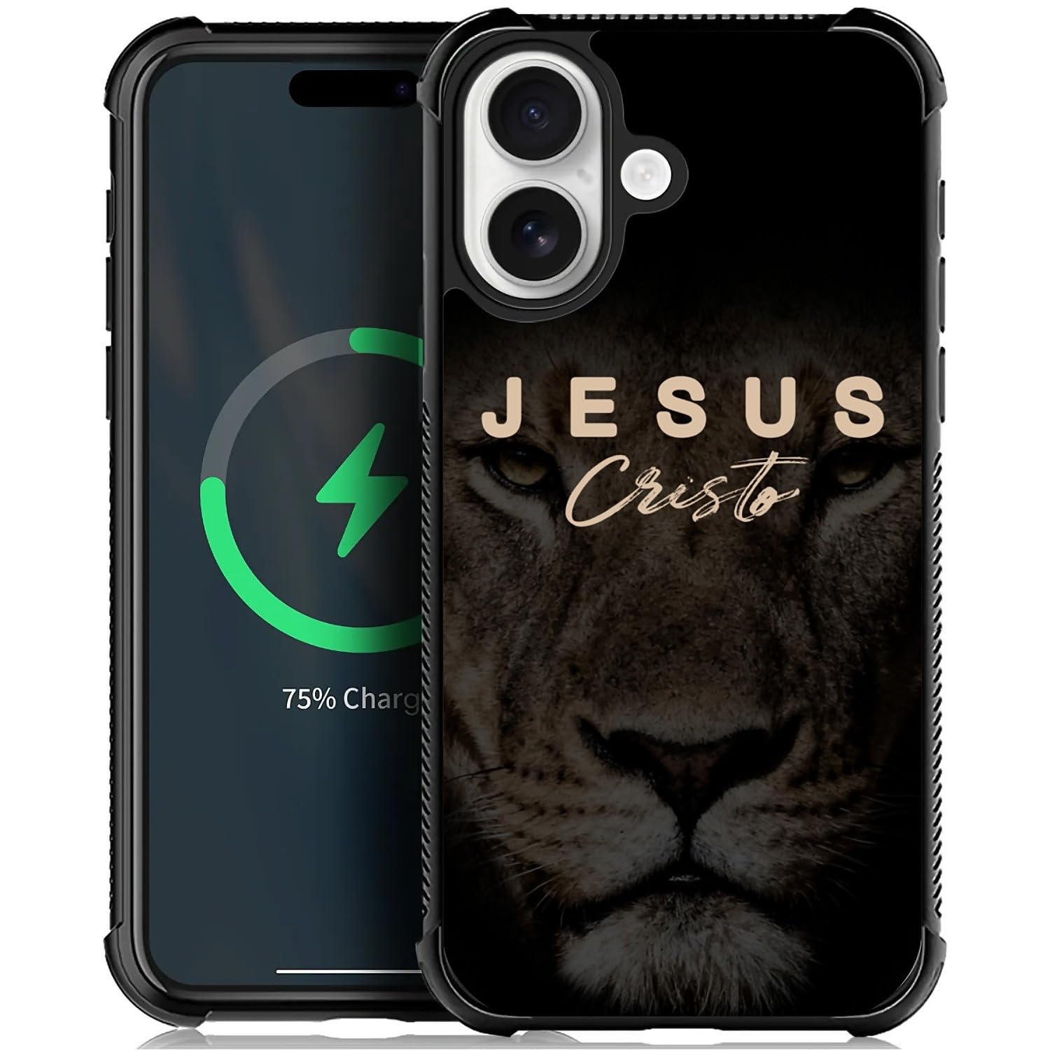 Deaorew for iPhone 17 Case | Compatible with MagSafe | Classic Slim Cover Design | Jesus Lion