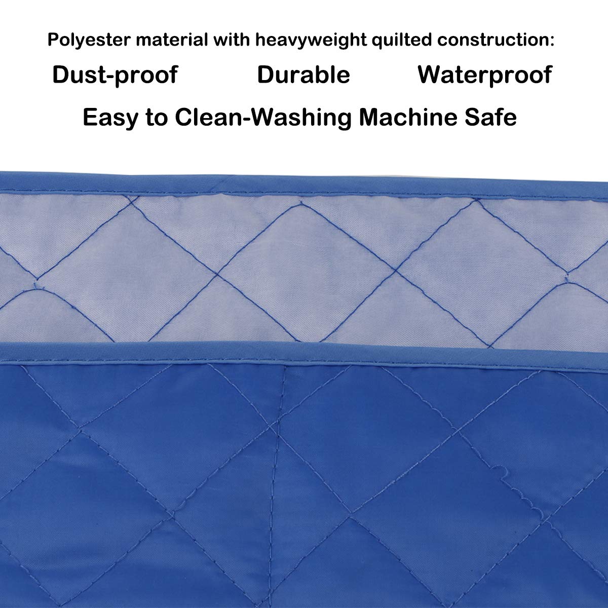 Evermarket Stand Mixer Dust Proof Cover With Pocket And Organizer Bag For Kitchenaid,Sunbeam,Cuisinart,Hamilton Mixer (Blue)