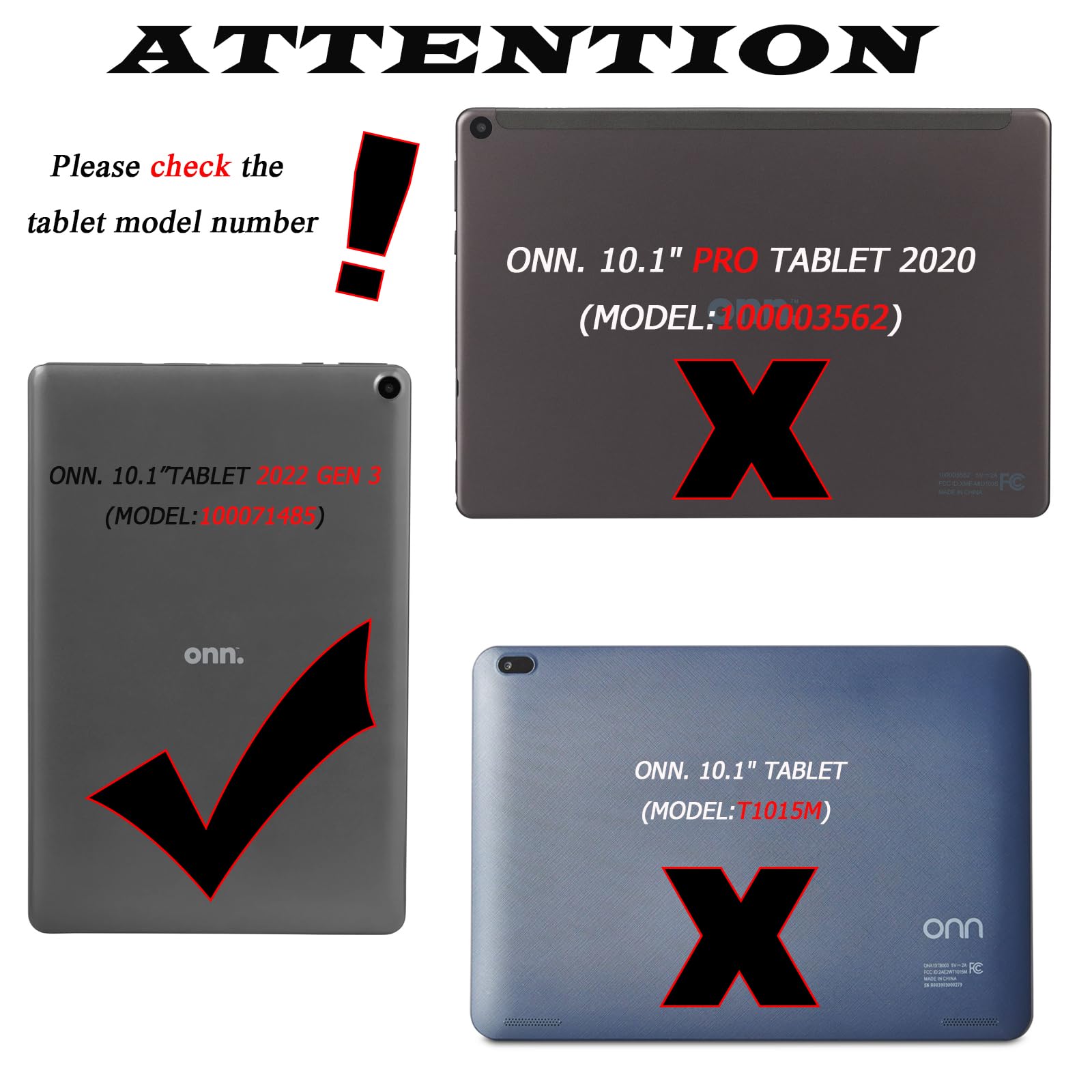 Merocab Case For Onn 2022 Gen 3 Tablet 10.1(Model:100071485), Onn 10.1 2022 Kids Case Friendly Light Weight Shock Proof Durable