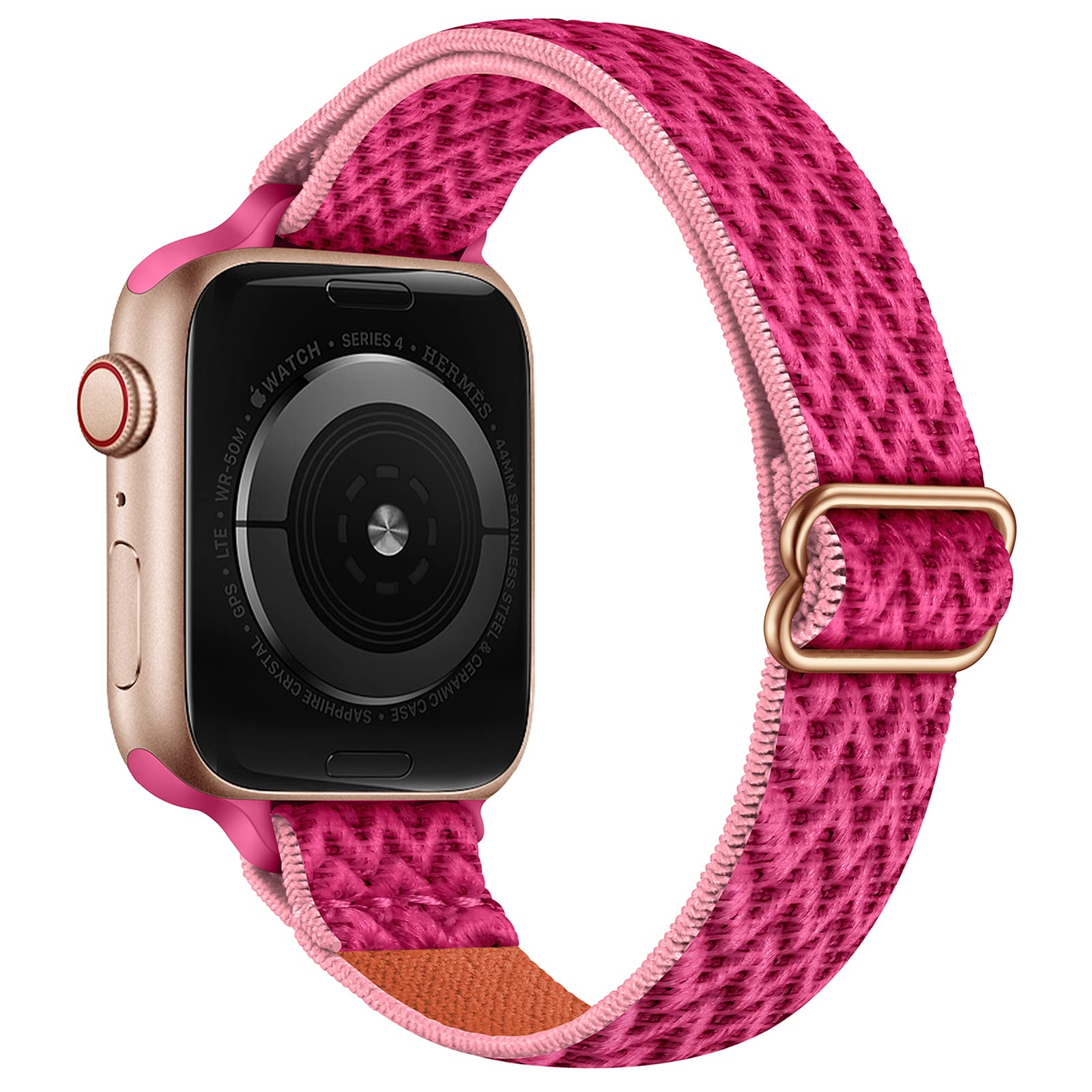 Sicciden Slim Stretchy Bands Compatible With Apple Watch Band 46Mm/49Mm/45Mm/44Mm/42Mm Series 3/2/1, Women Nylon Strap For Iwatc