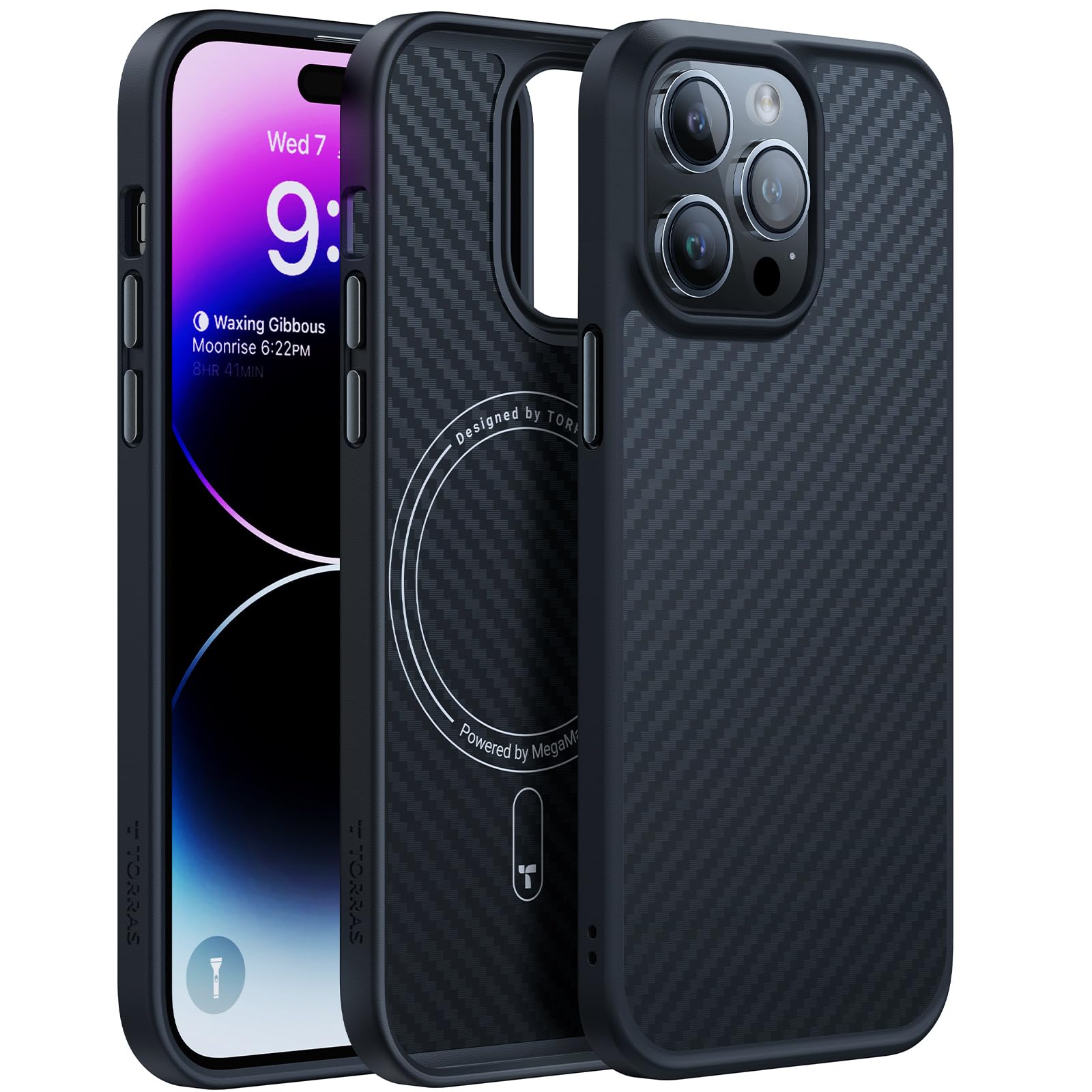 Torras 2023 Upgraded Megamag Shield Designed For Iphone 14 Pro Max Case [Military Grade Drop Tested] [Compatible With Magsafe] F