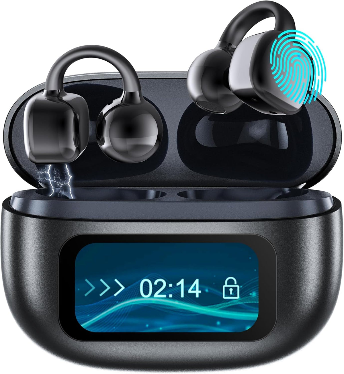 Ai Translation Earbuds Real Time, Translator Earbuds 144 Languages & Accents, 3-In-1 Translating Earbud Open Ear Clip-On Design,