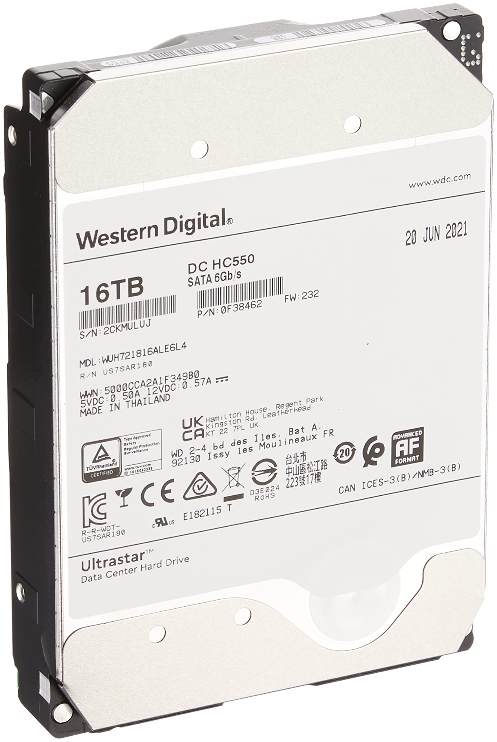 Wd Ultrastar Dc Hc550 0F38462