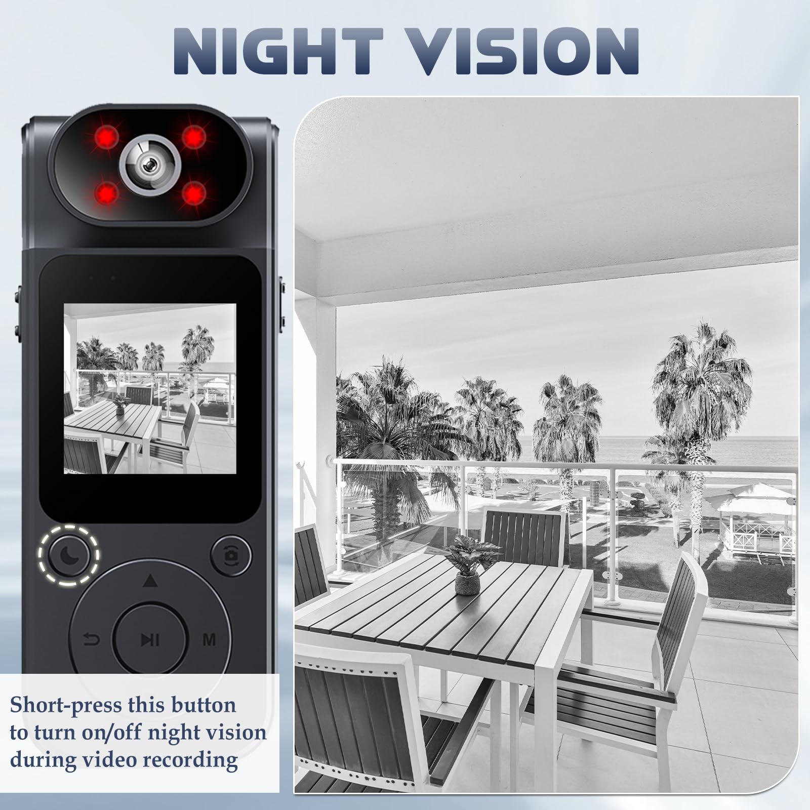 Body Camera, 1080P Hd Body Cam With 64Gb Card, Pocket Wearable Body Cameras With Audio & Video Recording, Portable Small Pov Cam