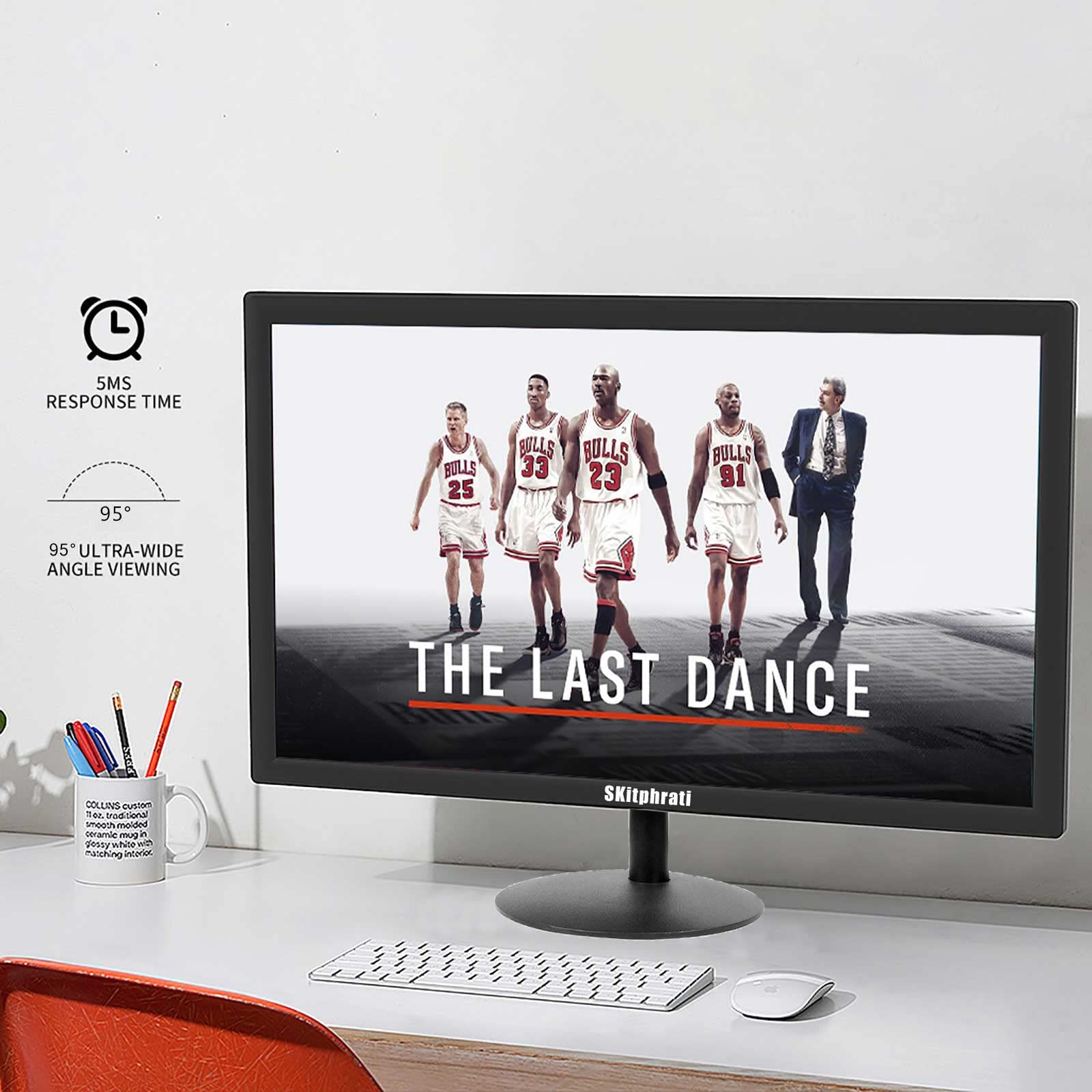 Skitphrati 17 Inch Pc Monitor Led Monitor 1440X900, 75Hz, 5Ms, 16:10, Viewing Angle 95(Horizontal),Tn Panel, Vesa Wall Mountable