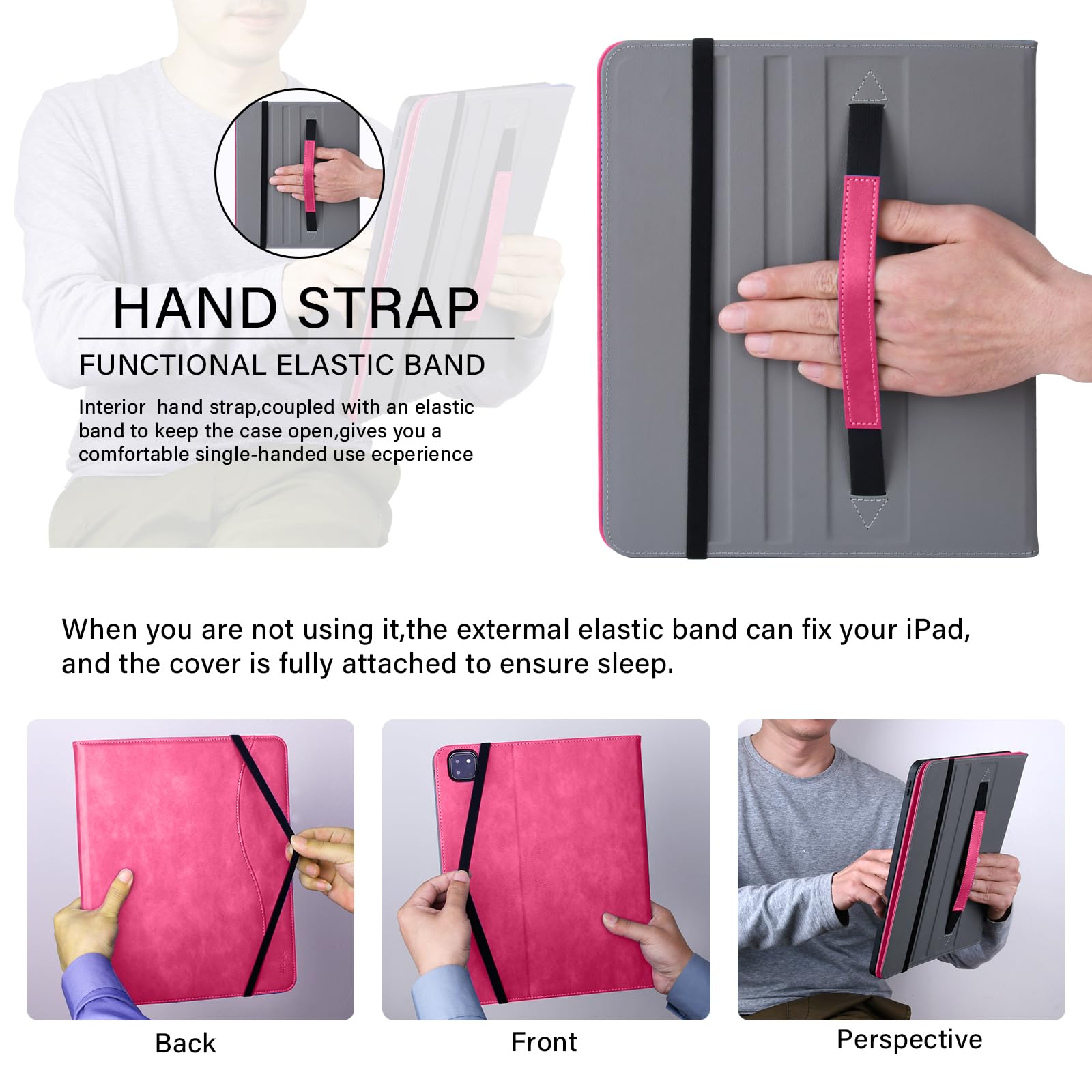 Hfcoupe For Ipad Pro 11 Inch 4Th/3Rd /2Nd/1St Generation Case (2022/2021 /2020/2018), Multi Angle Viewing Ipad 11 Pro Case With