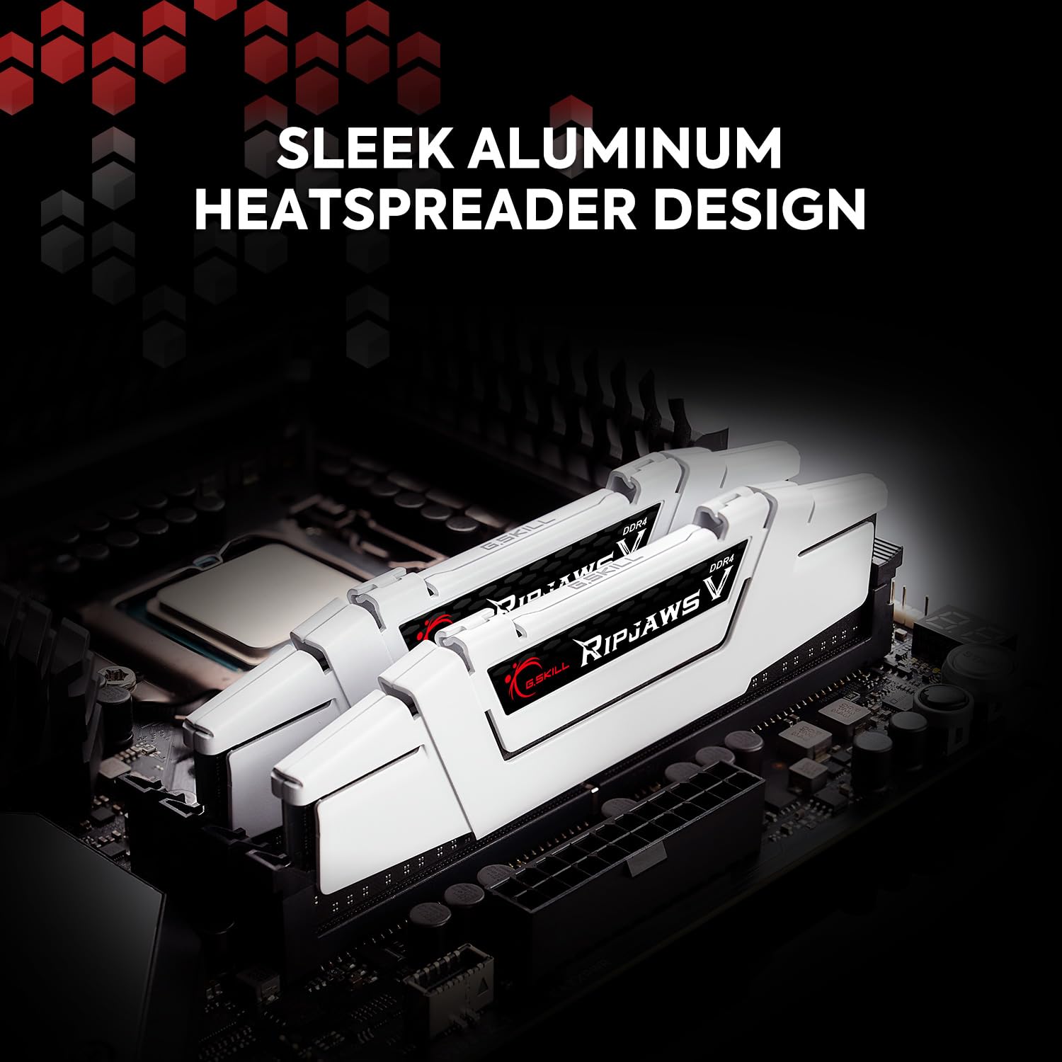 G.Skill Ripjaws V Series (Intel Xmp) Ddr4 Ram 32Gb (2X16Gb) 3600Mt/S Cl16 19 19 39 1.35V Desktop Computer Memory Udimm   Black (