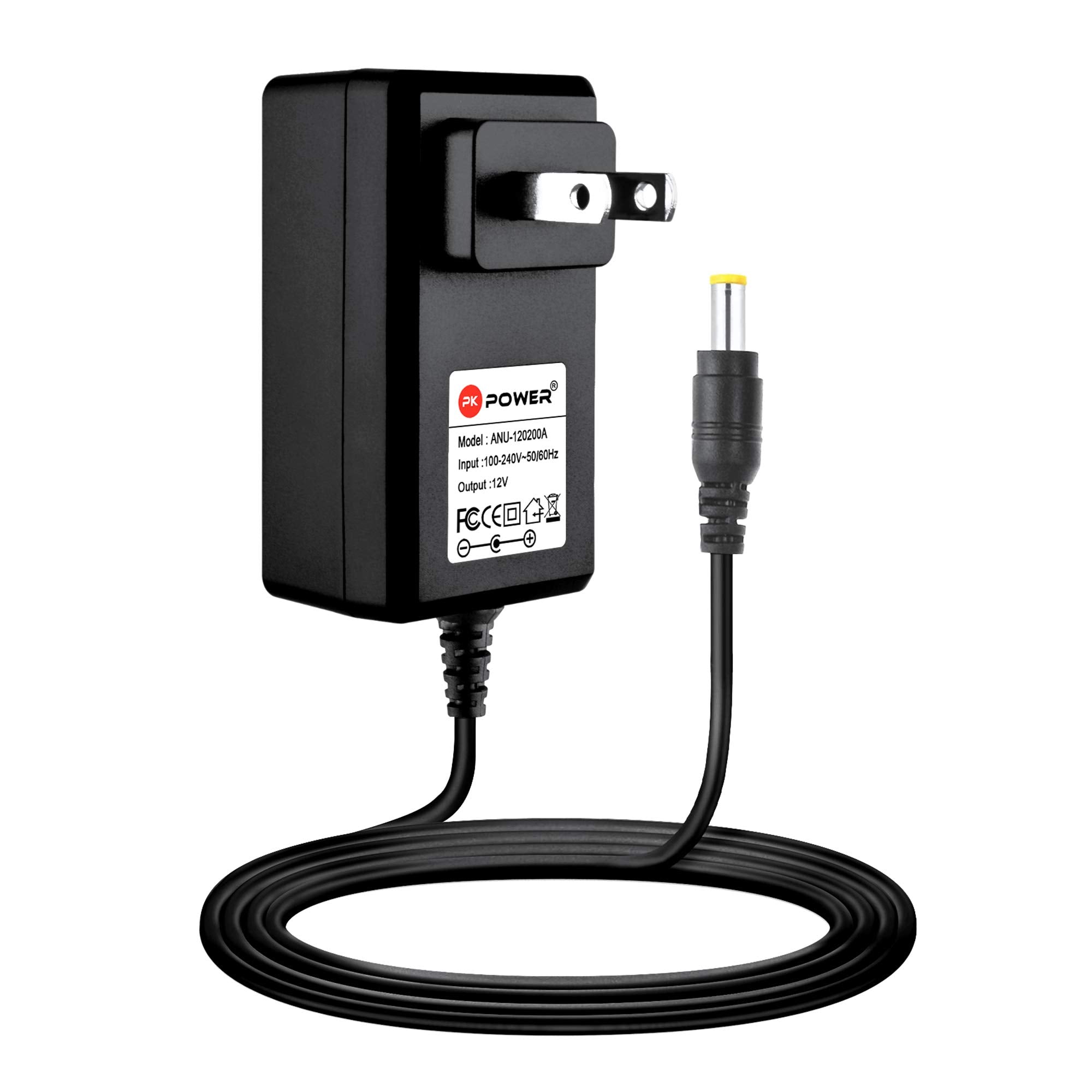 Pkpower 12V Ac Adapter Compatible With Korg Pad Kaoss Kp2 Kp3 R3 Ka203 Dynamic Effects, Power Supply For Digital Piano Korg X50 Ka 310 Micro X 61 Key 88 Key Sp170S Sp 170S Micro X R3 Mr 1000