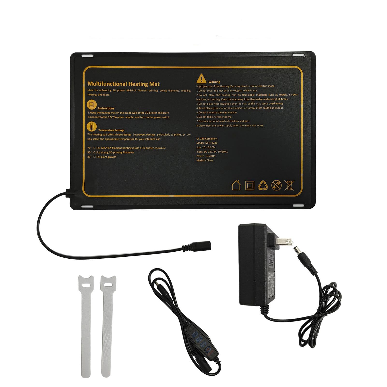 Upgrade Multifunctional Heating Mat Heater 3D Printer Enclosure Tent Warm Cover Compatible With Resin 3D Printer, Ender 3, Ender