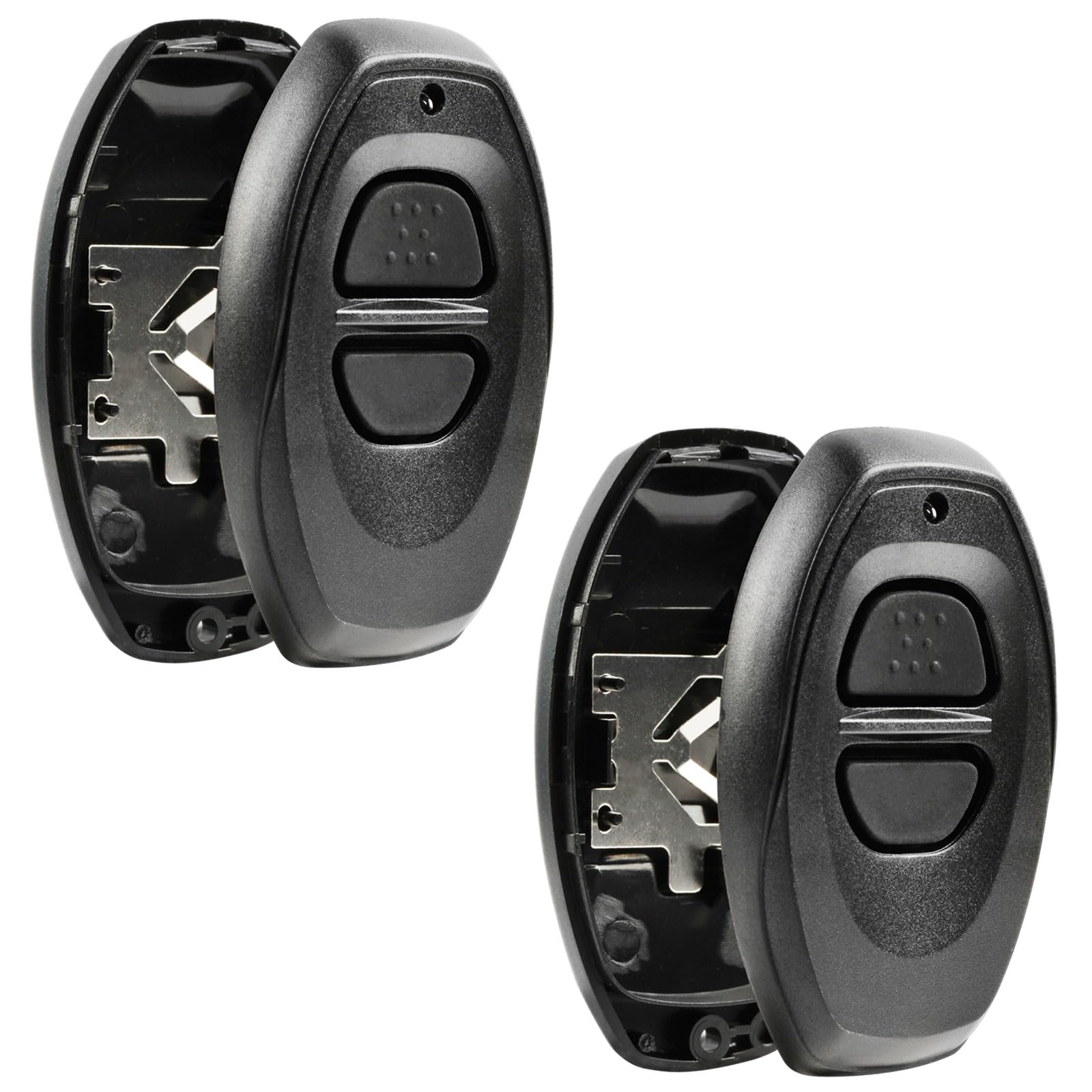 Shell Case Key Fob Remote Fits Toyota Rs3000 Bab237131 022 Black, Set Of 2